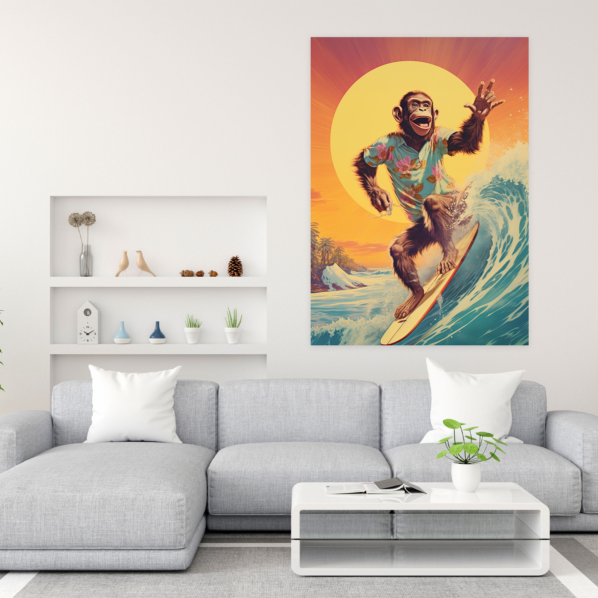 Animals Dressed Like Humans Wall Art - Animals Dressed Like Humans, Wall Decoration, Wall Art, Canvas Wall Art