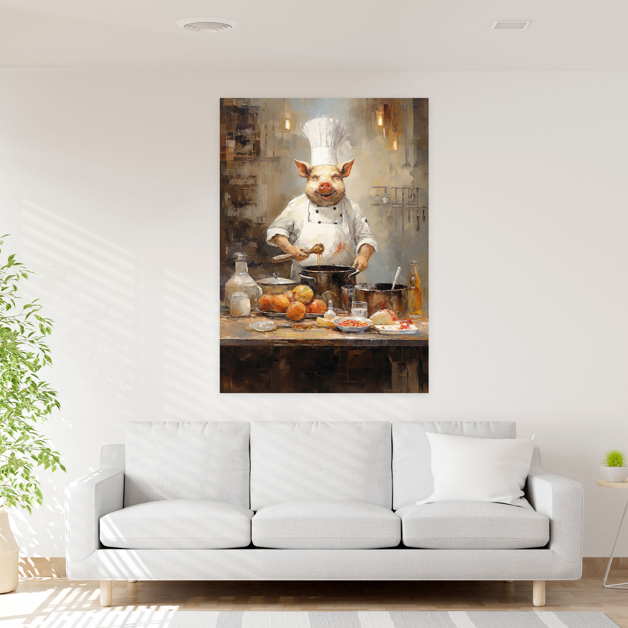 Animals Dressed Like Humans Wall Decoration - Animals Dressed Like Humans, Wall Art, Canvas, Wall Decoration