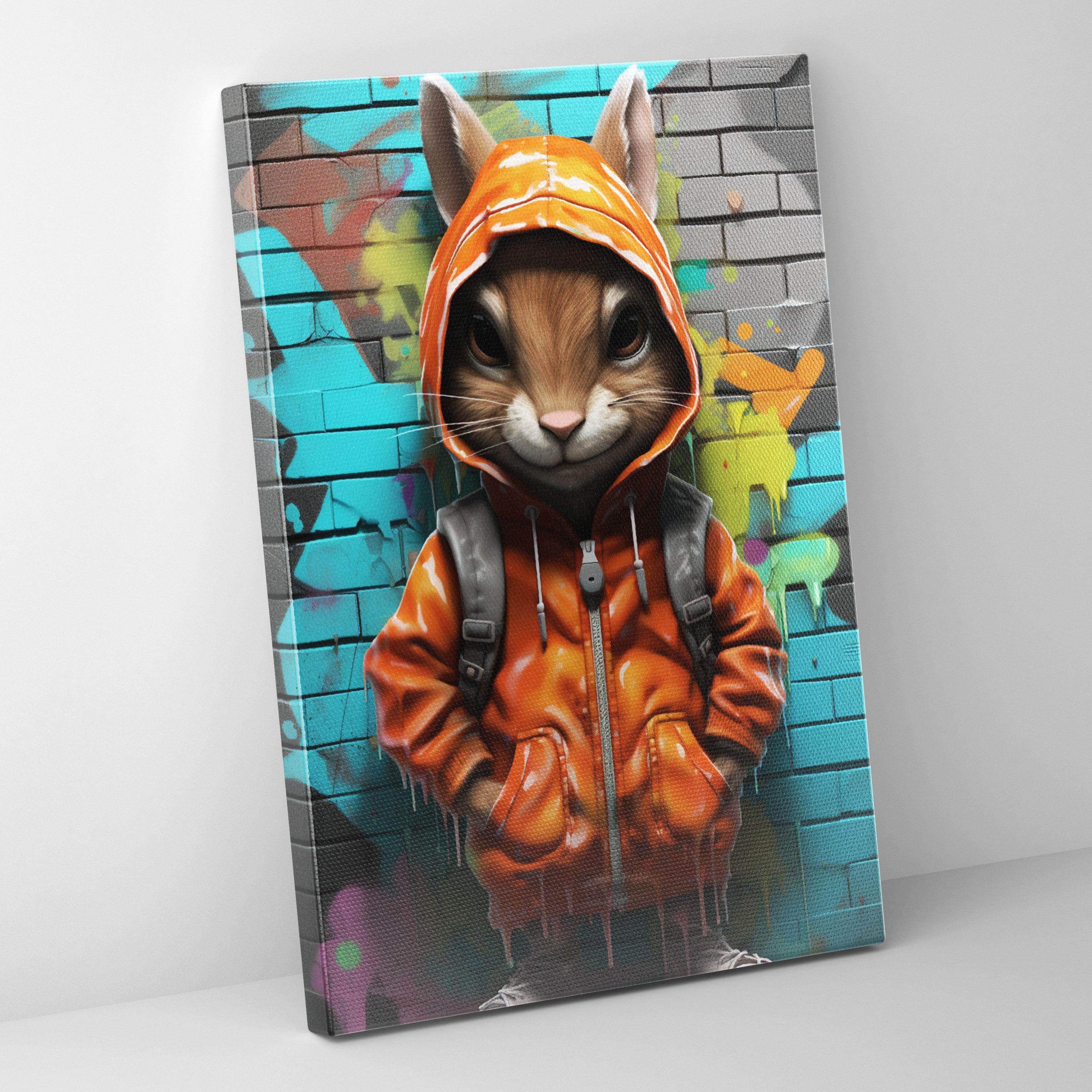 Animals Dressed Like Humans Canvas Print - Animals Dressed Like Humans, Home Decoration, Canvas Wall Art, Wall Decoration