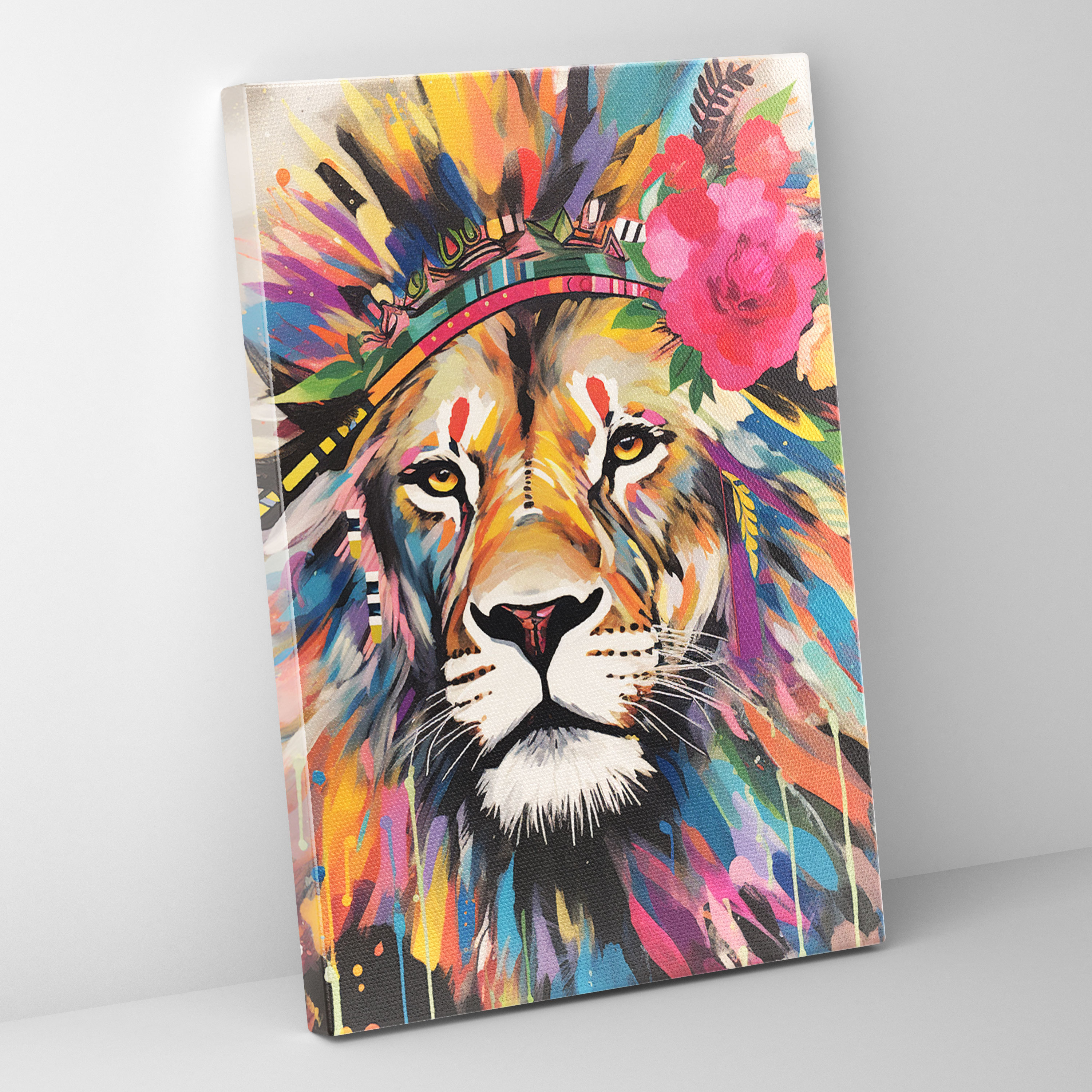 Animals Dressed Like Humans Canvas Print - Animals Dressed Like Humans, Home Decoration, Animals Dressed Like Humans, Wall Art