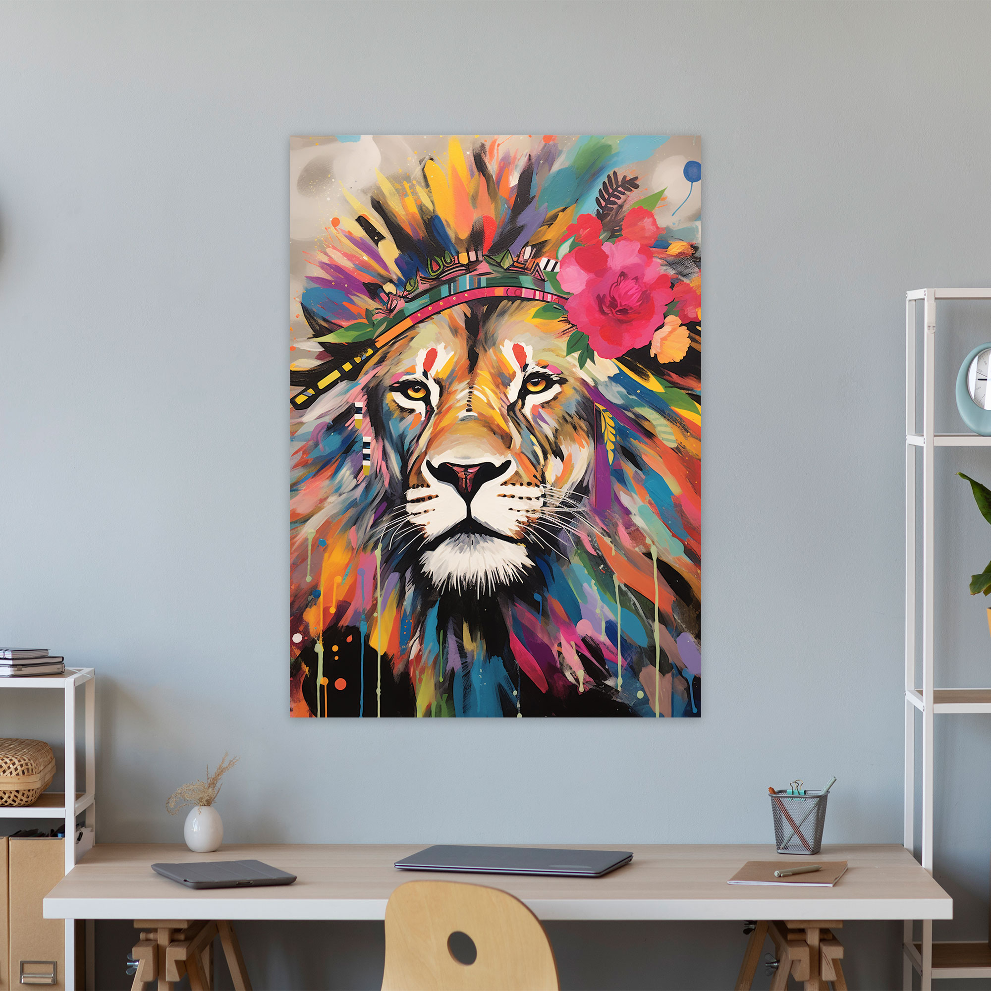 Animals Dressed Like Humans Canvas Print - Animals Dressed Like Humans, Home Decoration, Animals Dressed Like Humans, Wall Art