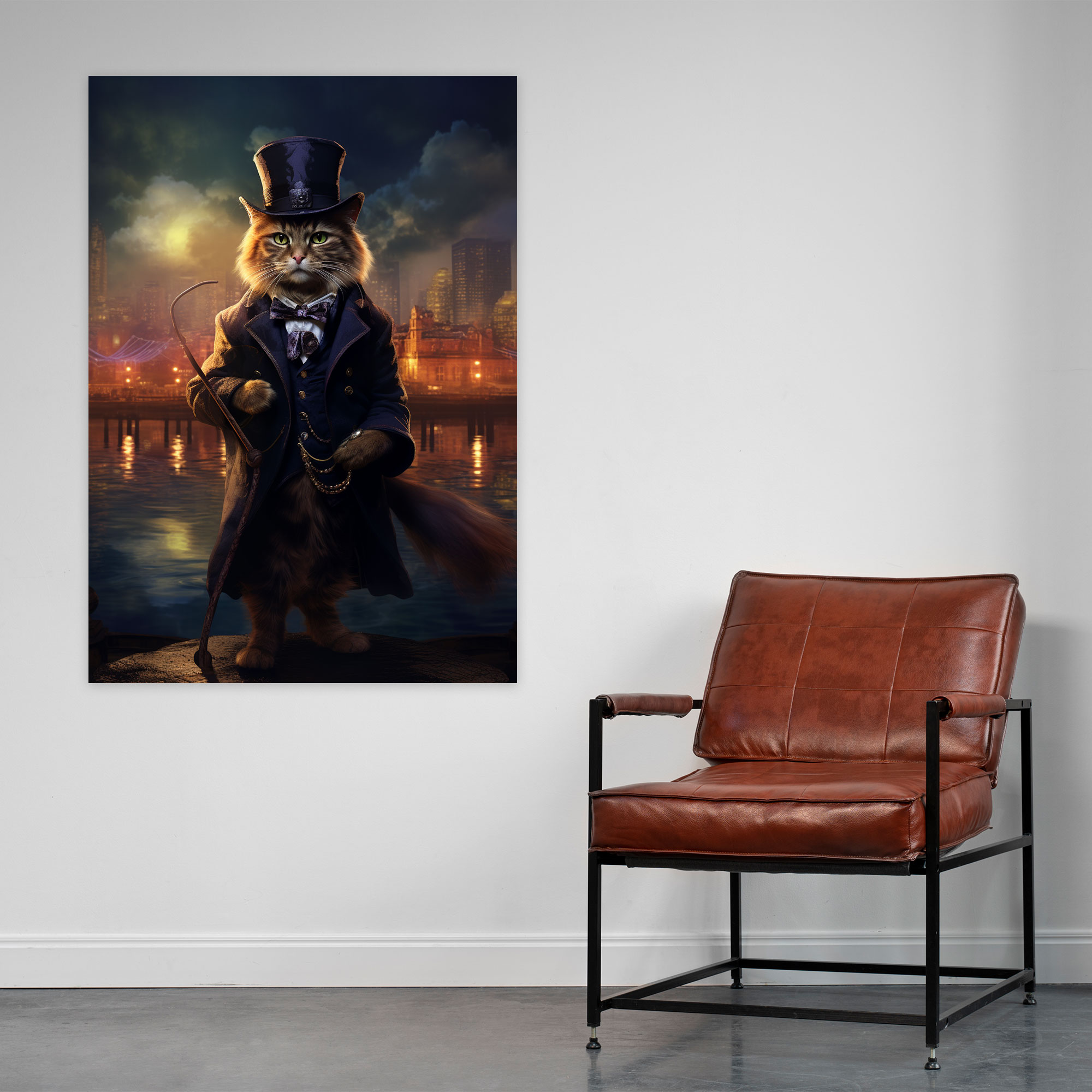 Animals Dressed Like Humans Wall Decoration - Animals Dressed Like Humans, Animals Dressed Like Humans, Digital Art, Sophistication