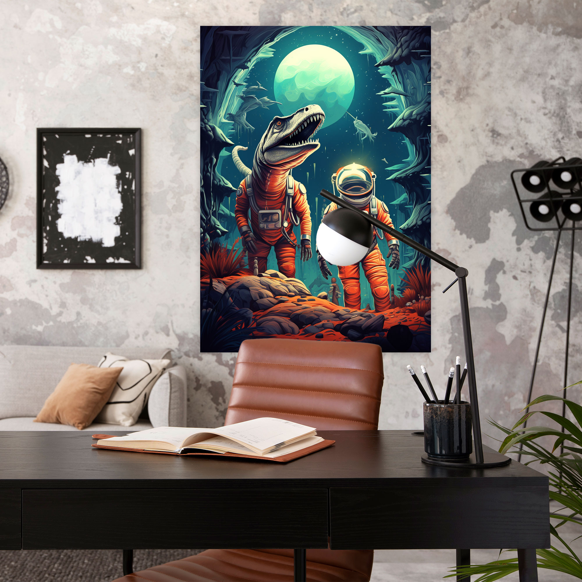 Animals Dressed Like Humans Wall Art - Animals Dressed Like Humans, Alien Planet, Astronauts, Home Decoration