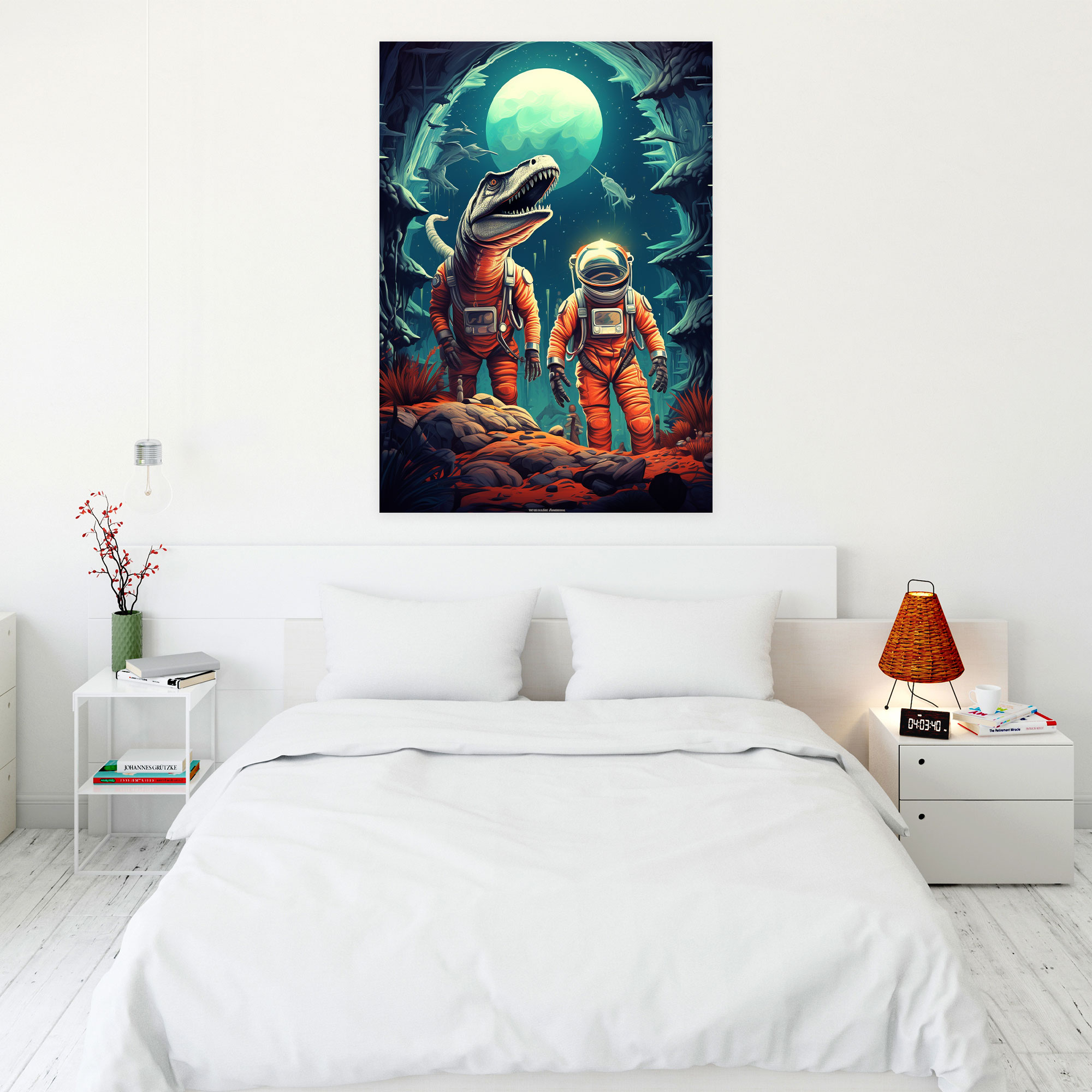 Animals Dressed Like Humans Wall Art - Animals Dressed Like Humans, Alien Planet, Astronauts, Home Decoration