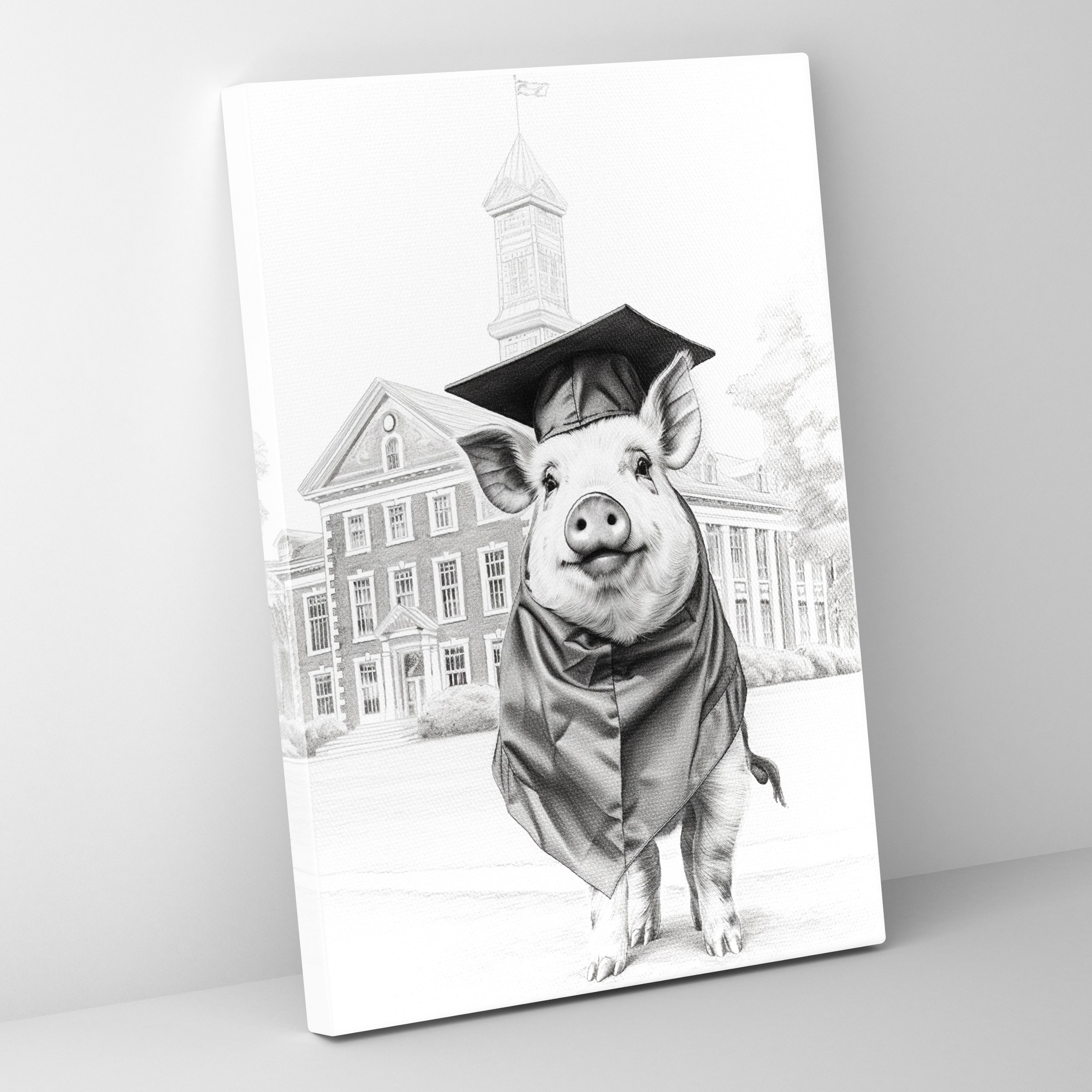 Animals Dressed Like Humans Wall Art - Animals Dressed Like Humans, Canvas Wall Art, Canvas Print, Inspirational Art