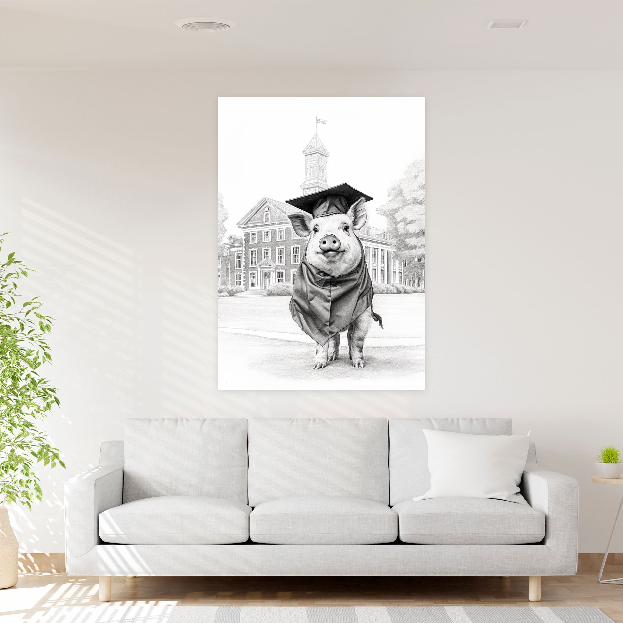 Animals Dressed Like Humans Wall Art - Animals Dressed Like Humans, Canvas Wall Art, Canvas Print, Inspirational Art