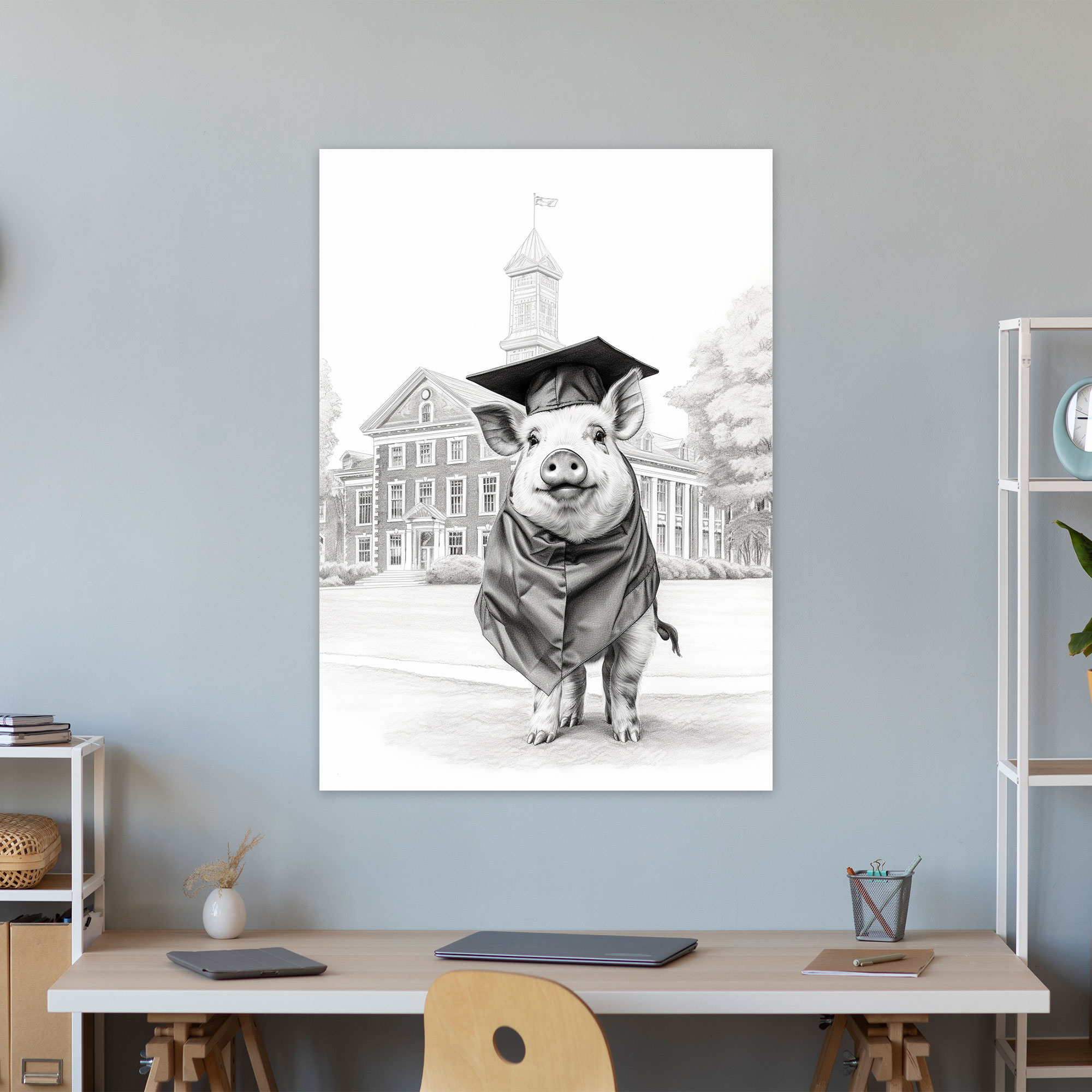 Animals Dressed Like Humans Wall Art - Animals Dressed Like Humans, Canvas Wall Art, Canvas Print, Inspirational Art
