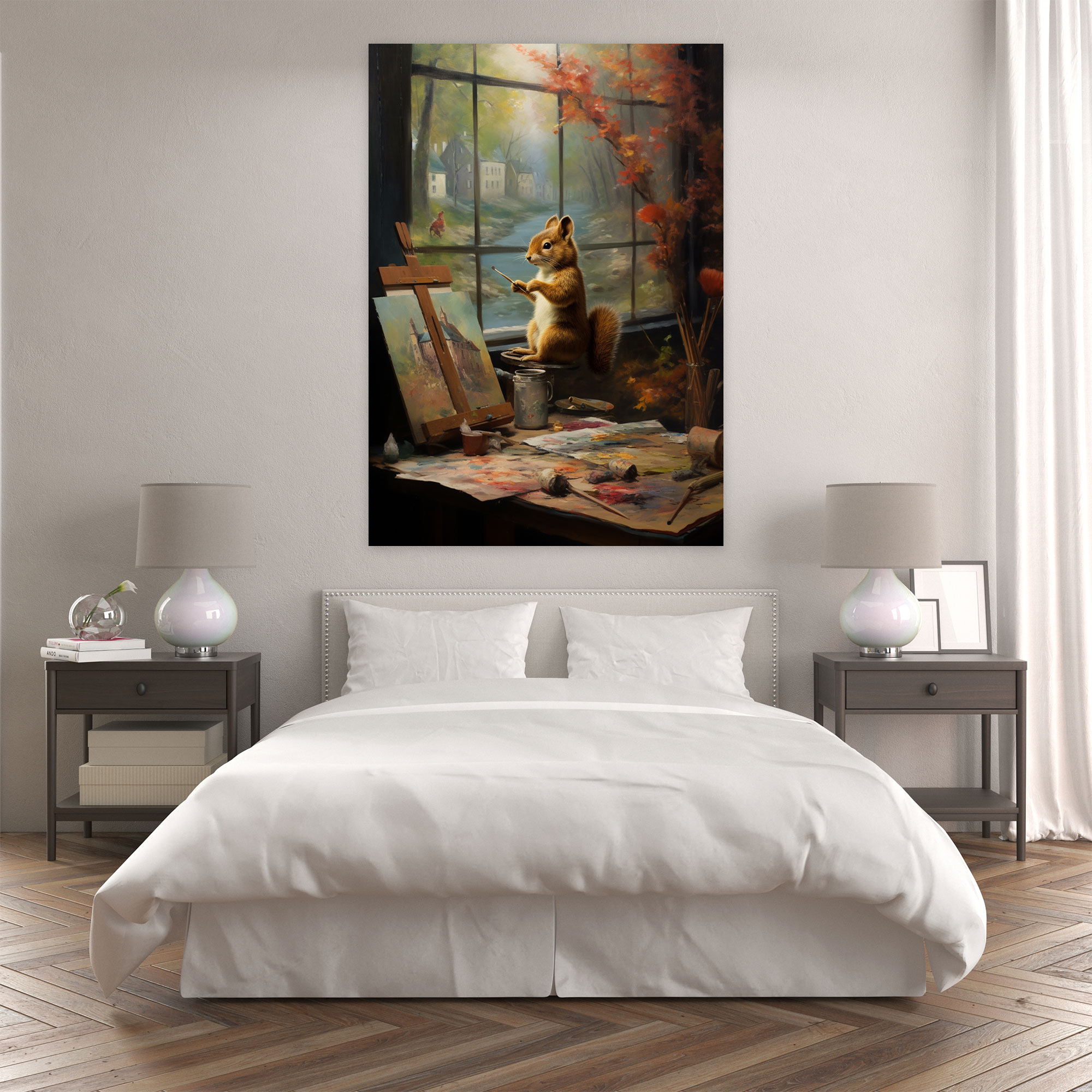 Animals Dressed Like Humans Canvas Print - Animals Dressed Like Humans, Home Decoration, Artistic Inspiration, Canvas Wall Art