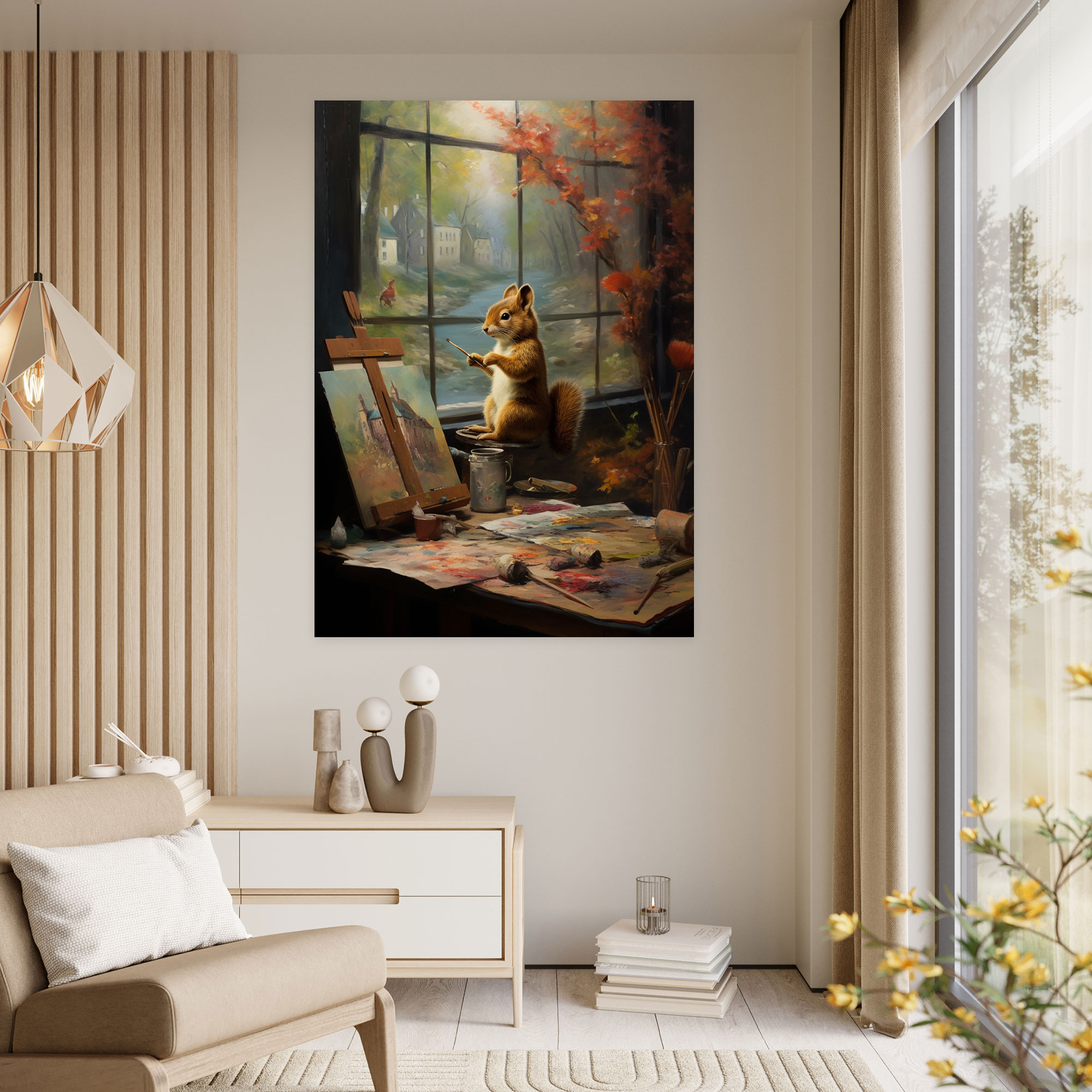 Animals Dressed Like Humans Canvas Print - Animals Dressed Like Humans, Home Decoration, Artistic Inspiration, Canvas Wall Art