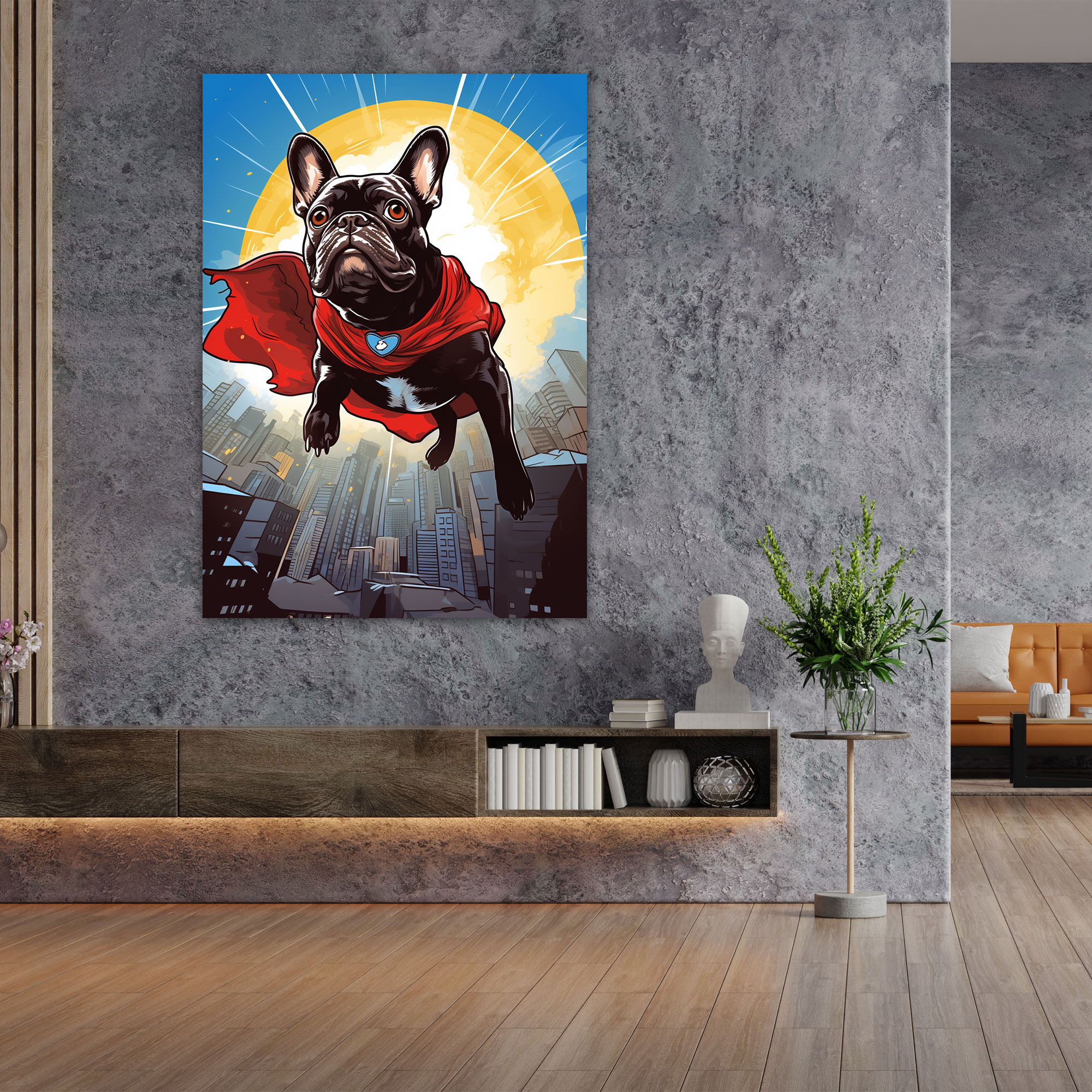 Animals Dressed Like Humans Wall Decoration - Animals Dressed Like Humans, Canvas Print, Canvas, Superhero
