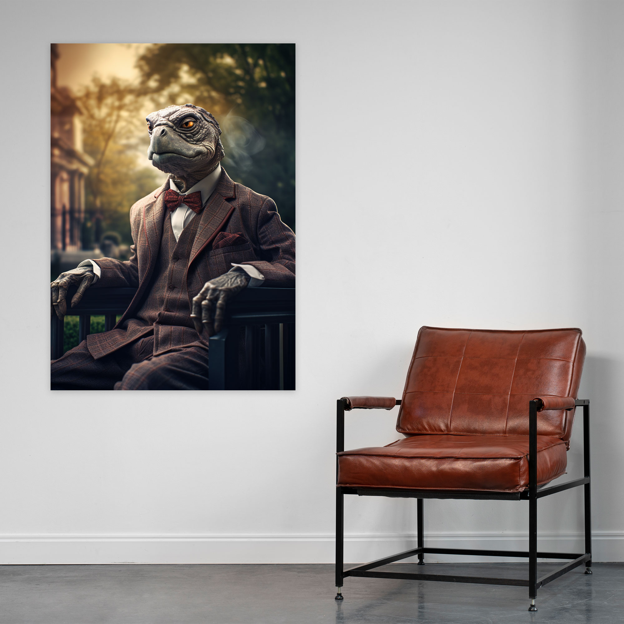 Animals Dressed Like Humans Canvas Wall Art - Animals Dressed Like Humans, Wall Art, Home Decoration, Animals Dressed Like Humans