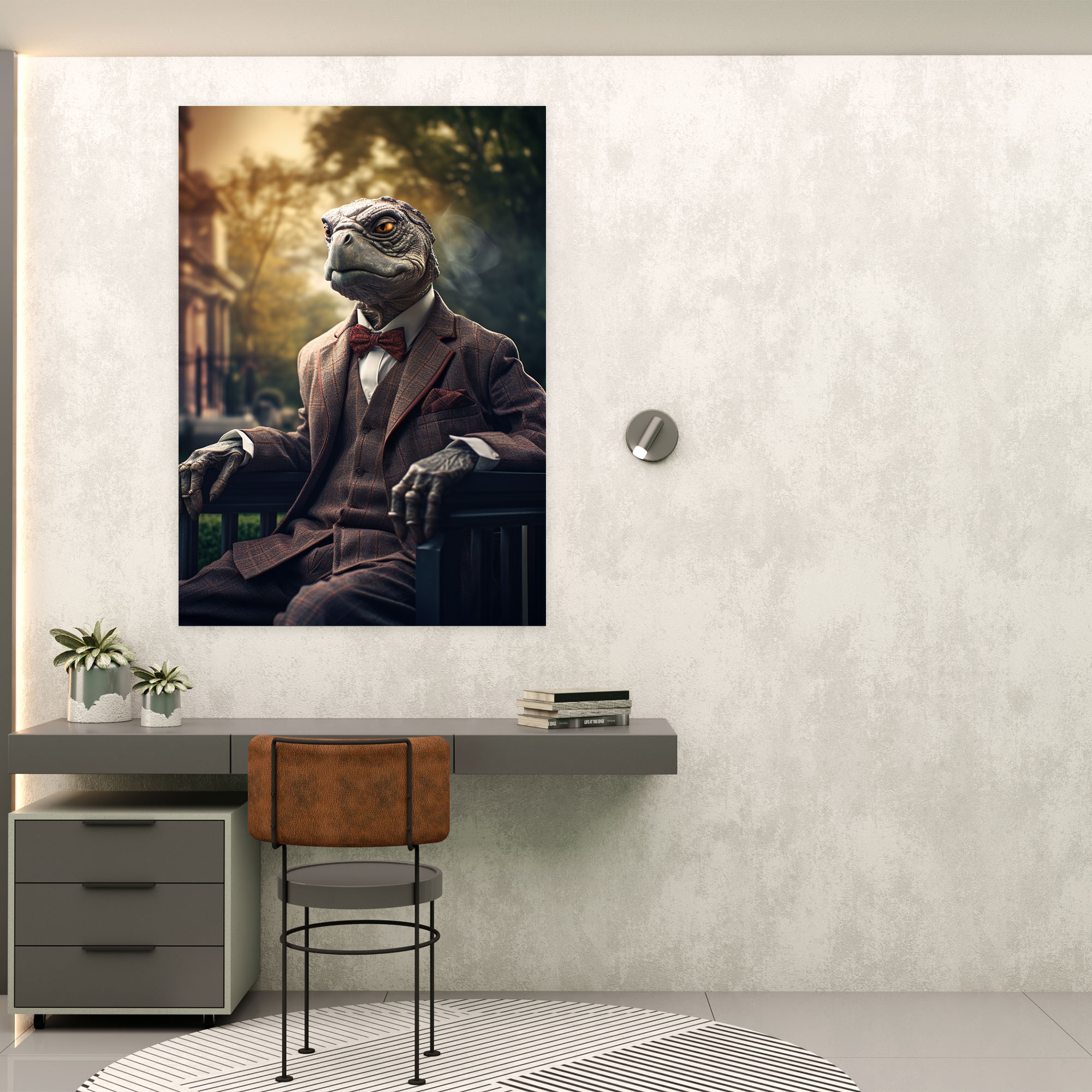 Animals Dressed Like Humans Canvas Wall Art - Animals Dressed Like Humans, Wall Art, Home Decoration, Animals Dressed Like Humans