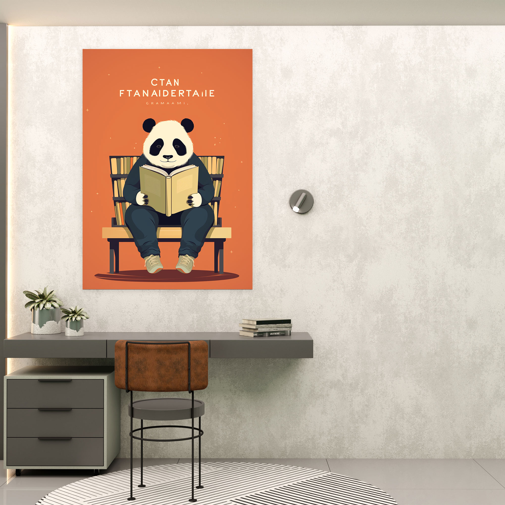 Animals Dressed Like Humans Wall Art - Animals Dressed Like Humans, Canvas Wall Art, Canvas, Panda