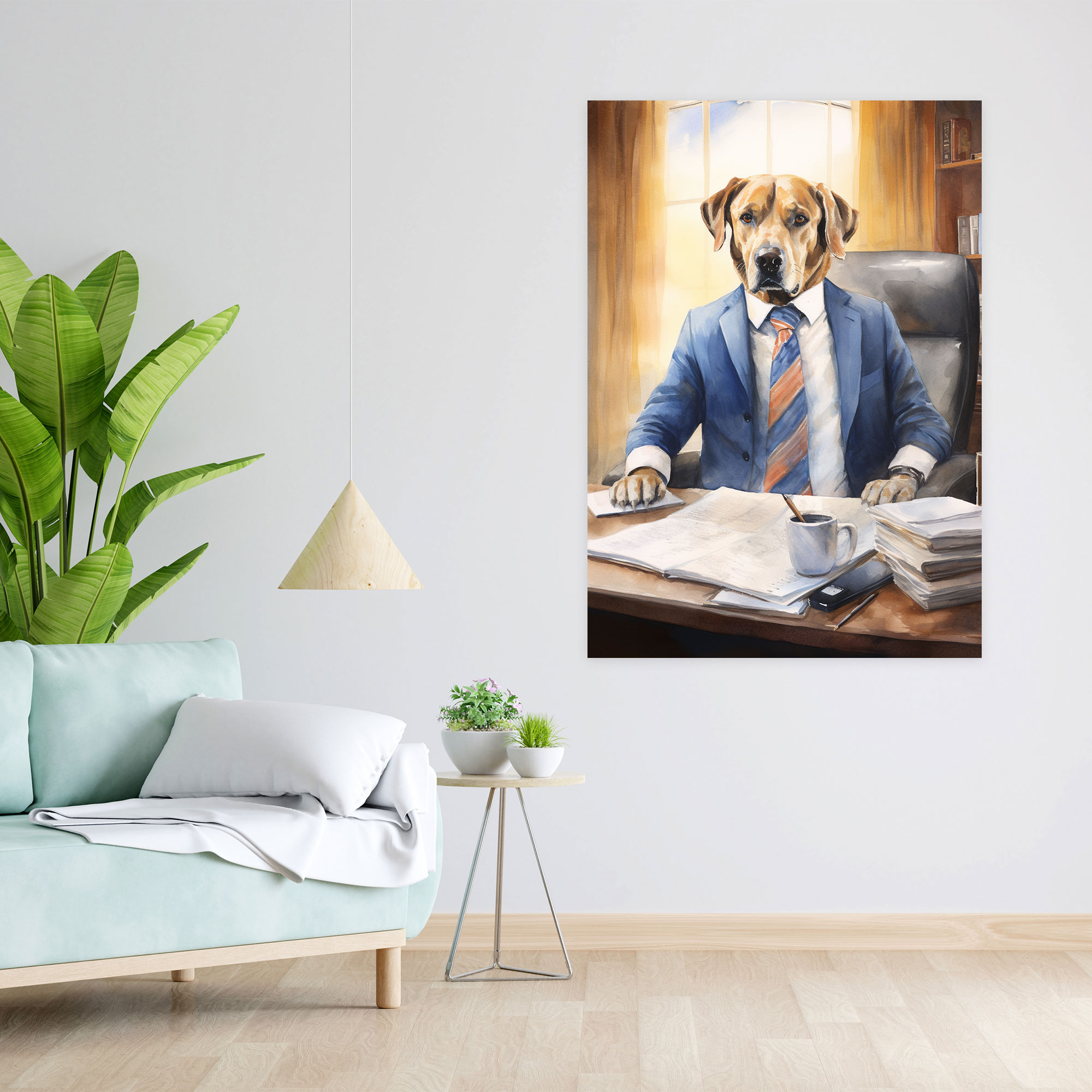 Animals Dressed Like Humans Canvas Print - Animals Dressed Like Humans, Home Decoration, Canvas Wall Art, Wall Art