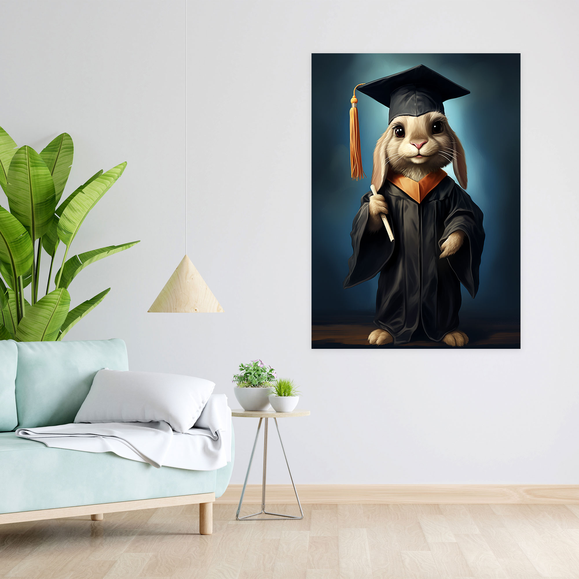 Animals Dressed Like Humans Canvas Print - Animals Dressed Like Humans, Wall Art, Wall Decoration, Cartoon-Style Painting