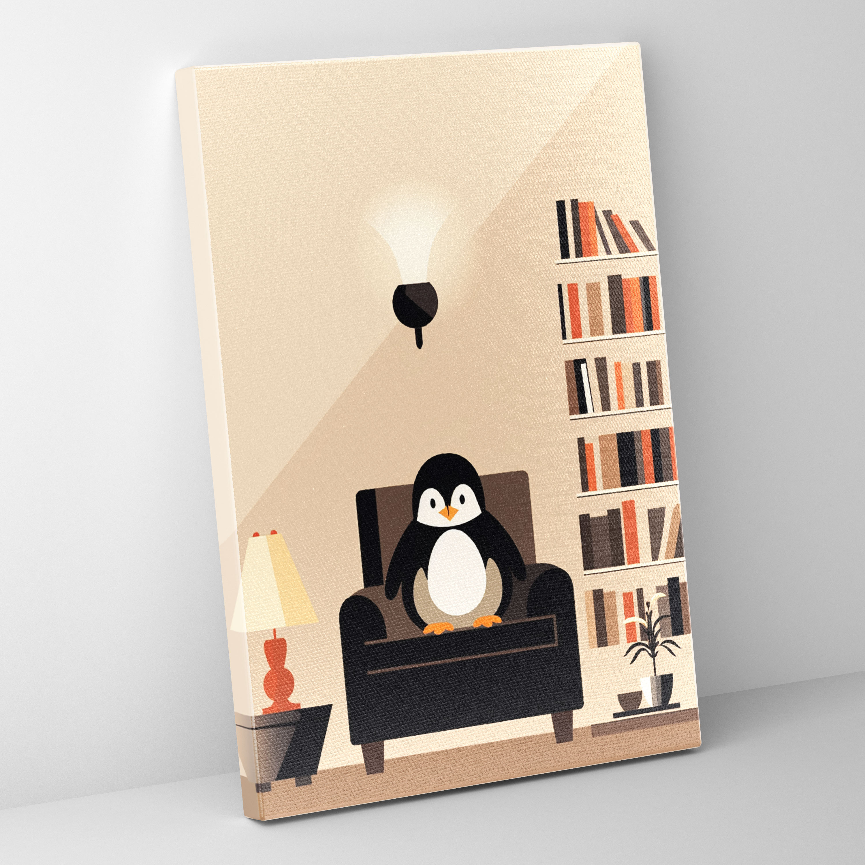 Animals Dressed Like Humans Canvas Print - Animals Dressed Like Humans, Canvas Print, Minimalist Illustration, Canvas