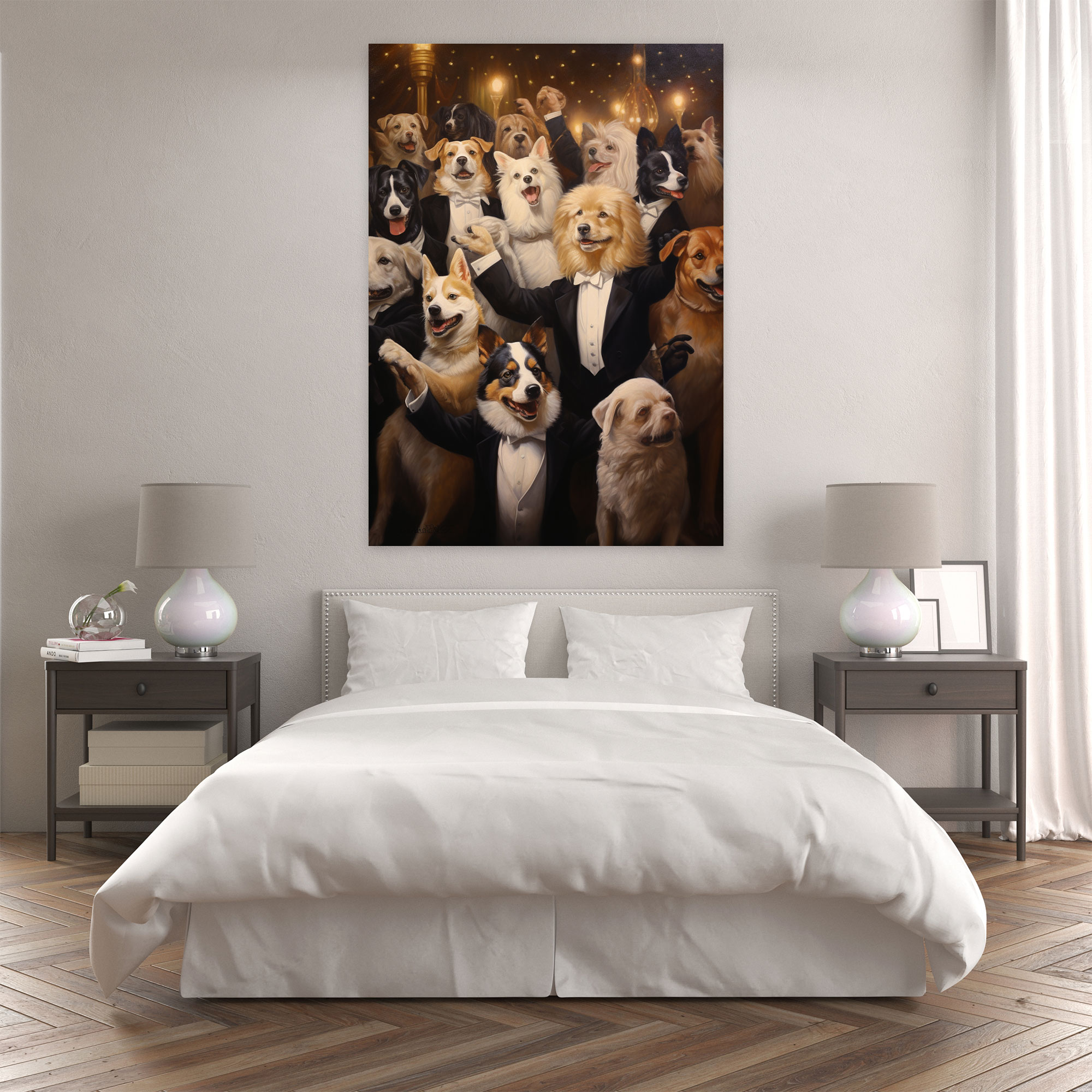 Animals Dressed Like Humans Wall Decoration - Animals Dressed Like Humans, Canvas Wall Art, Wall Art, Home Decoration