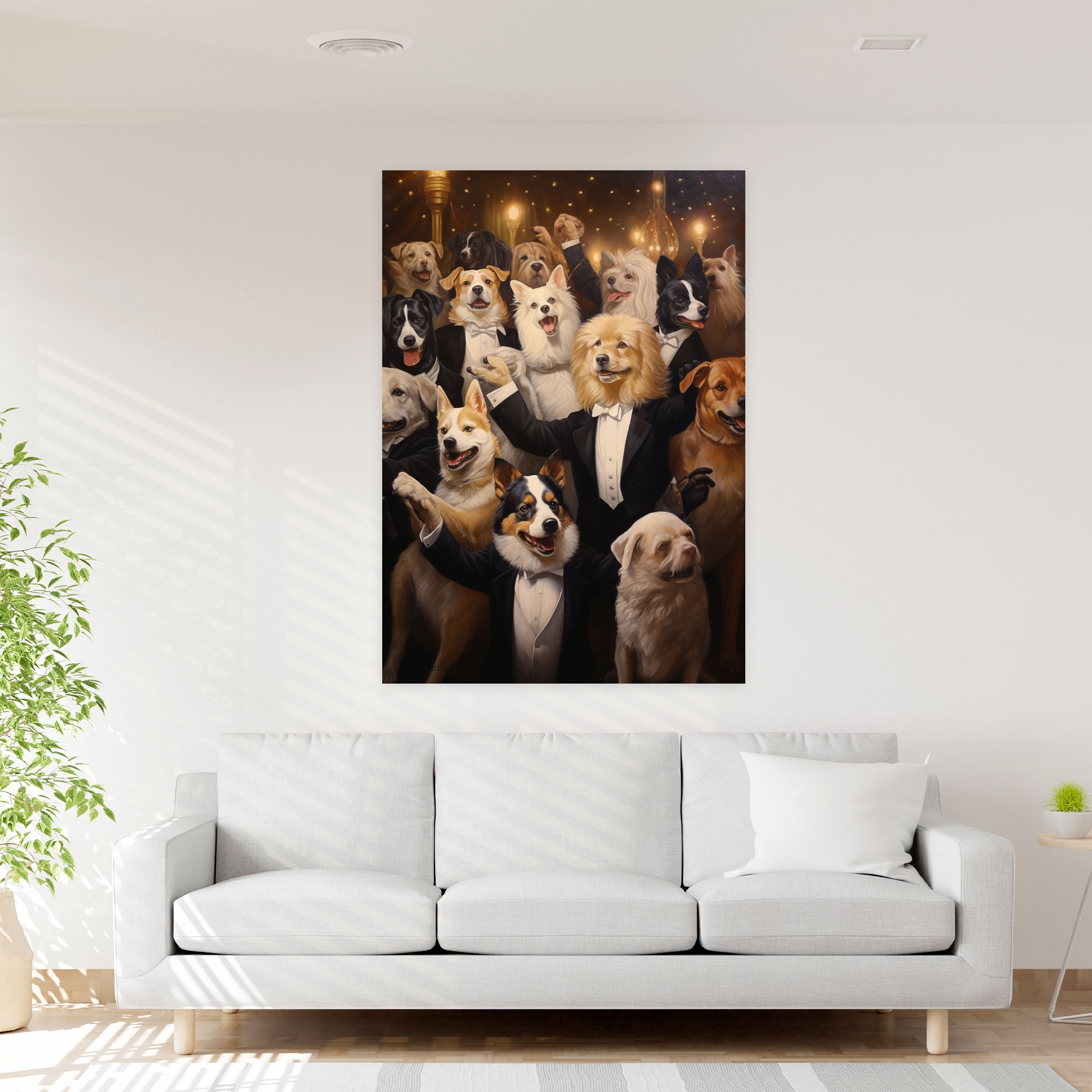 Animals Dressed Like Humans Wall Decoration - Animals Dressed Like Humans, Canvas Wall Art, Wall Art, Home Decoration
