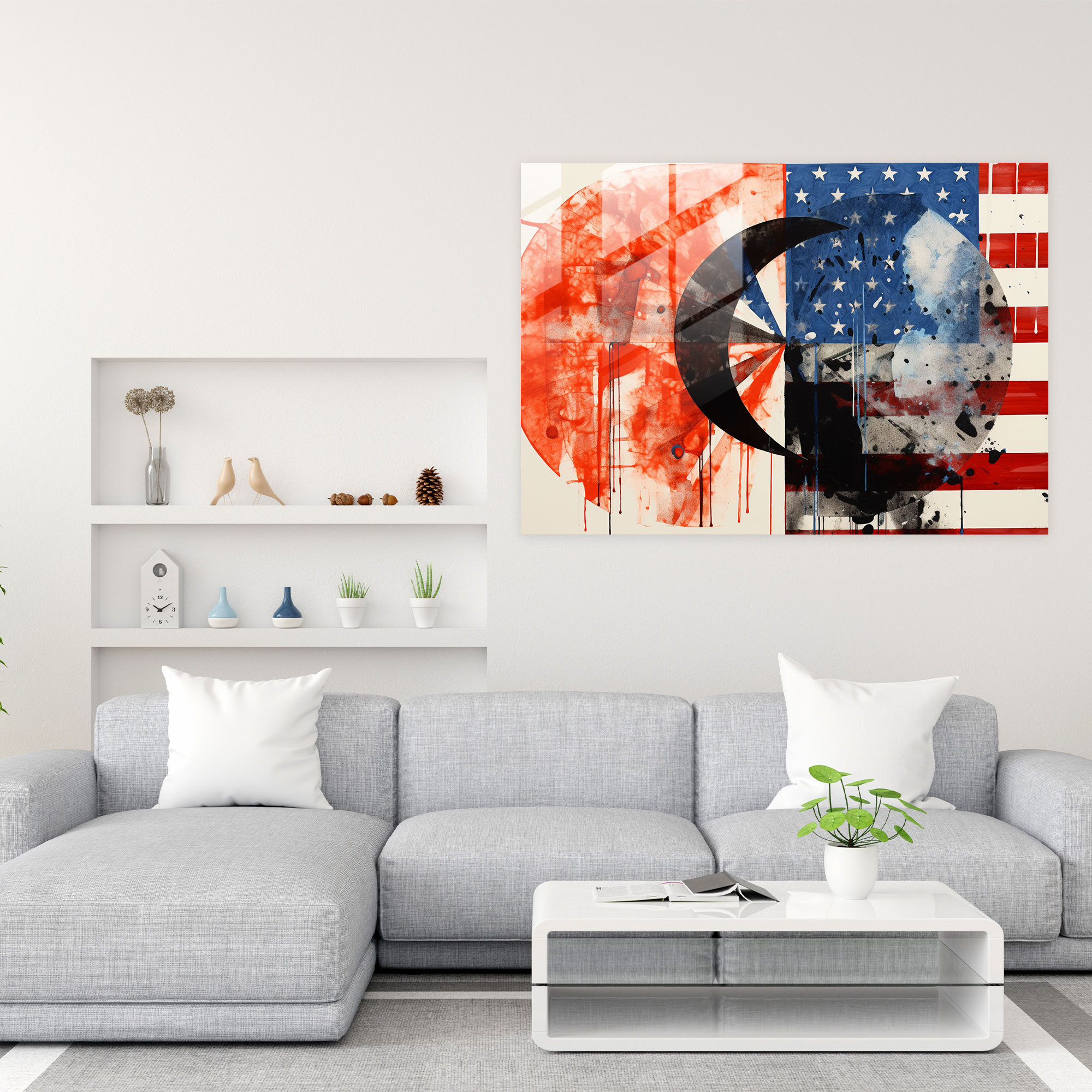 American Dollar Wall Decoration - American Express, Wall Decoration, Patriotism, Home Decoration