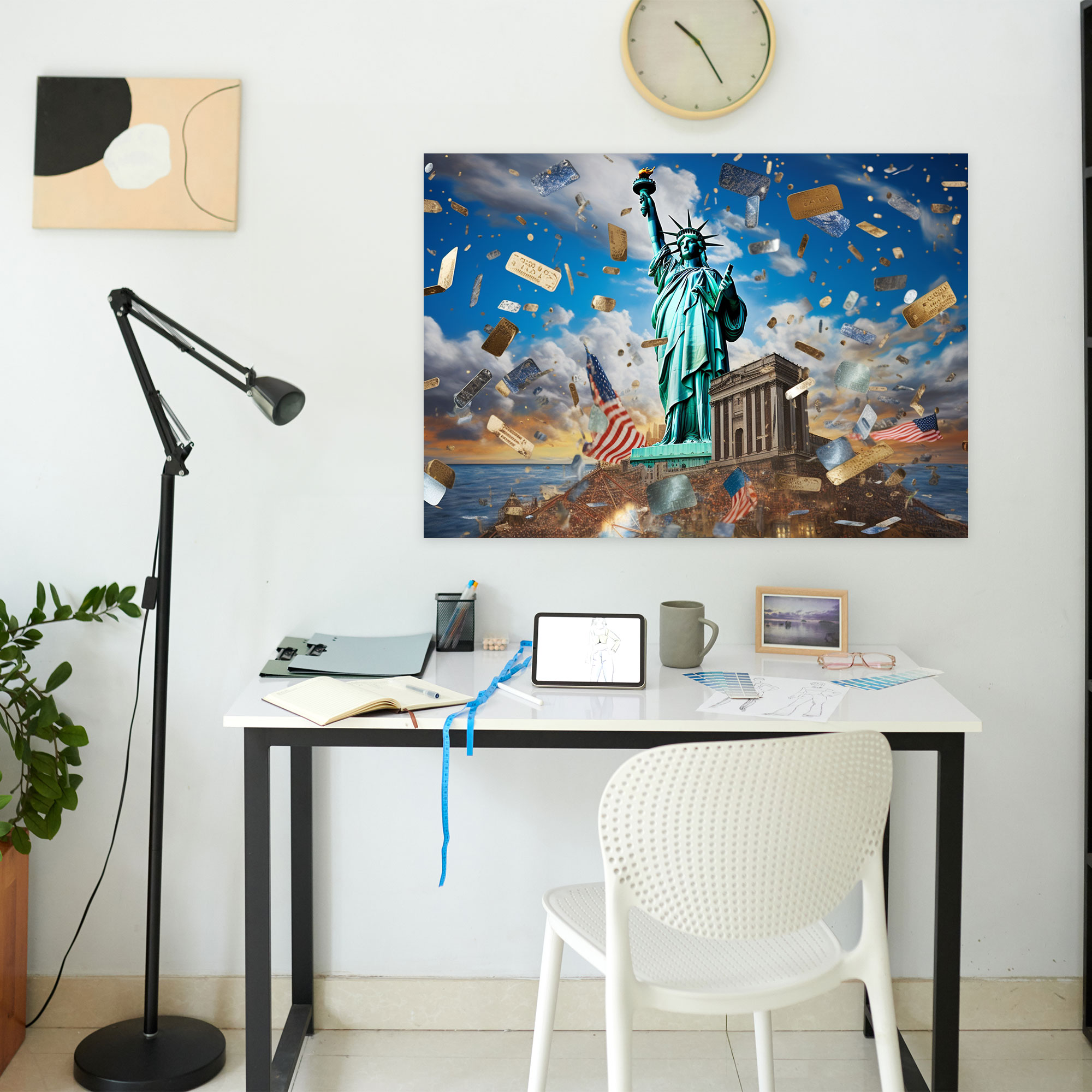 American Express Card Wall Decoration - American Express, Home Decoration, Canvas Wall Art, United States