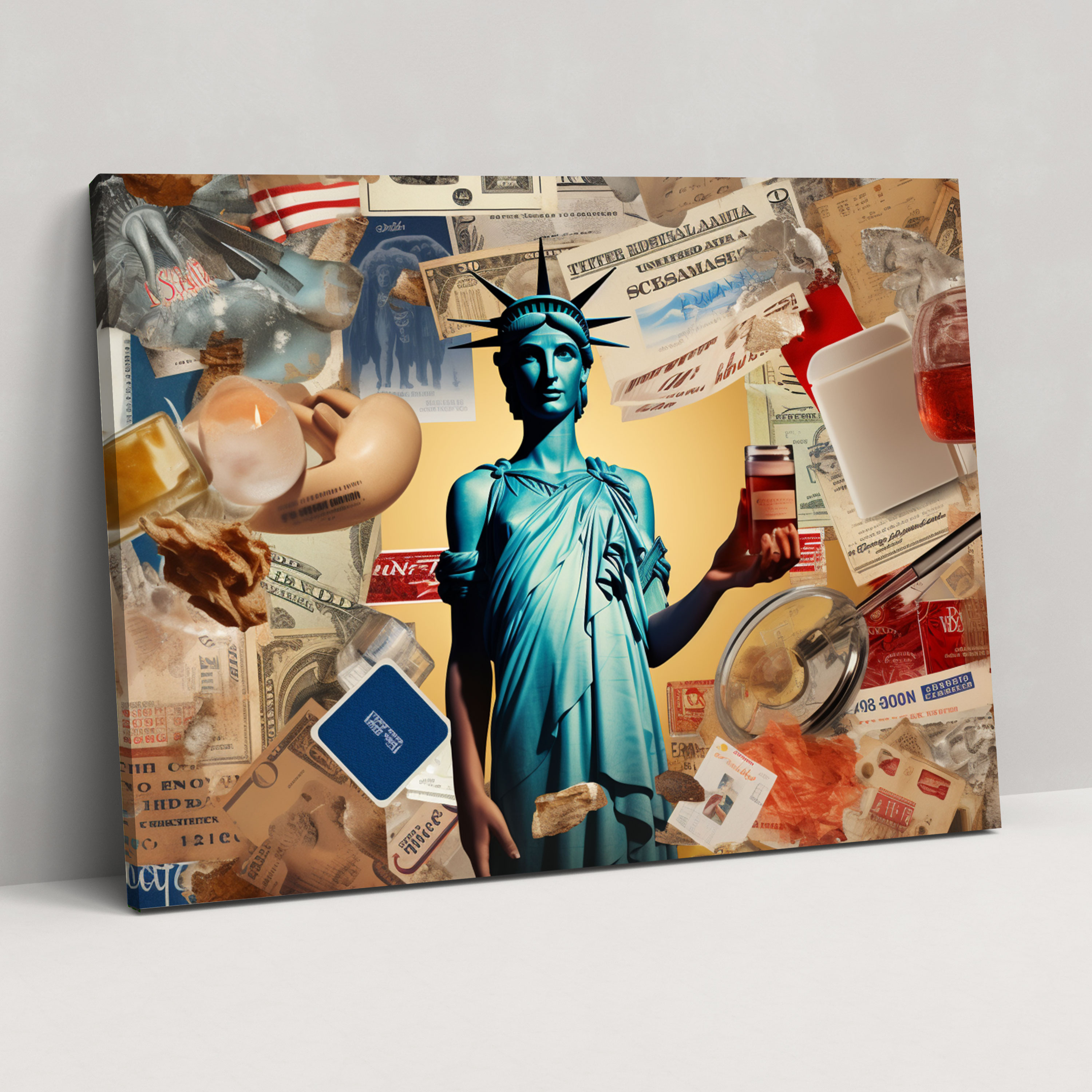 American Express Card Canvas Print - American Express, Wall Decoration, Canvas, Wall Art