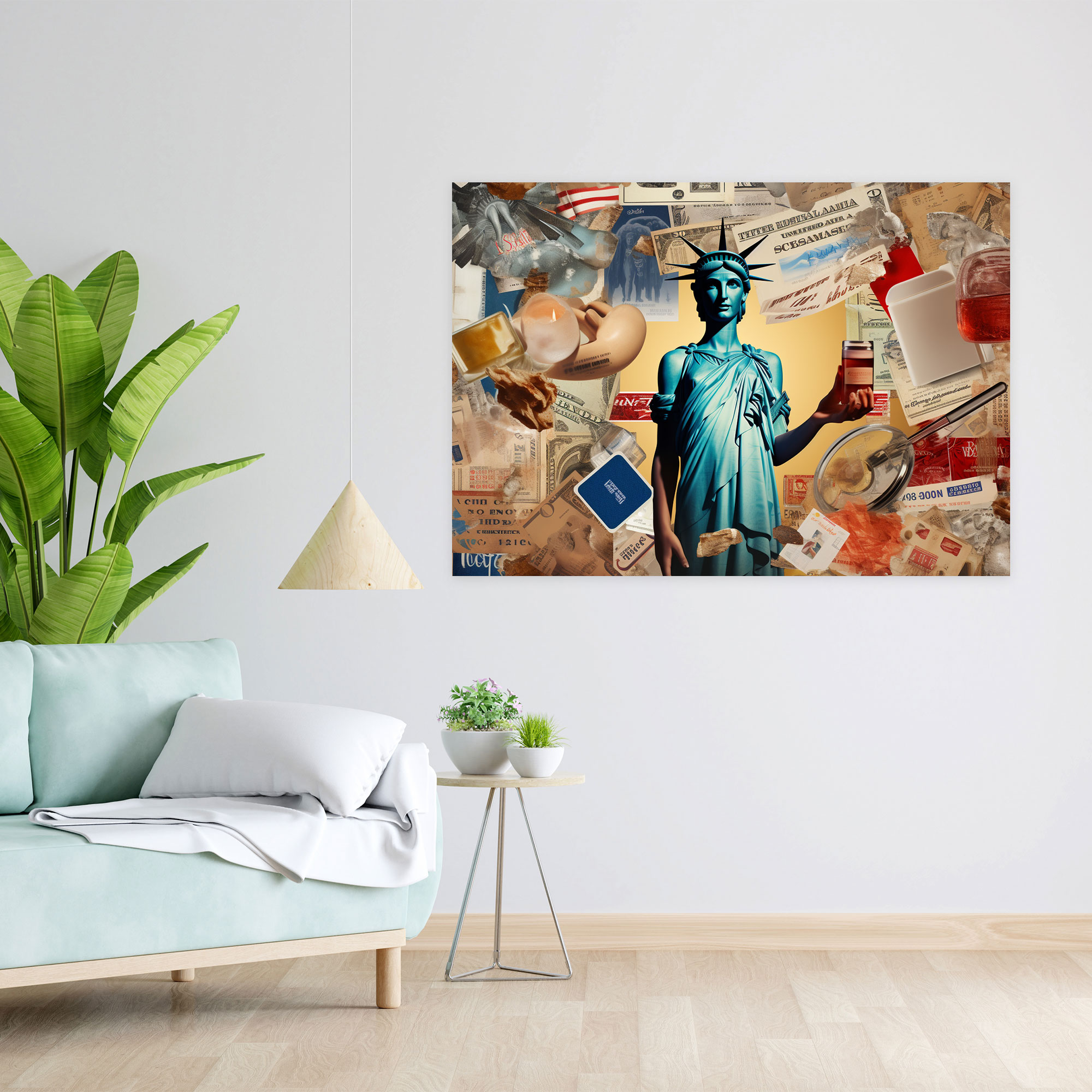 American Express Card Canvas Print - American Express, Wall Decoration, Canvas, Wall Art