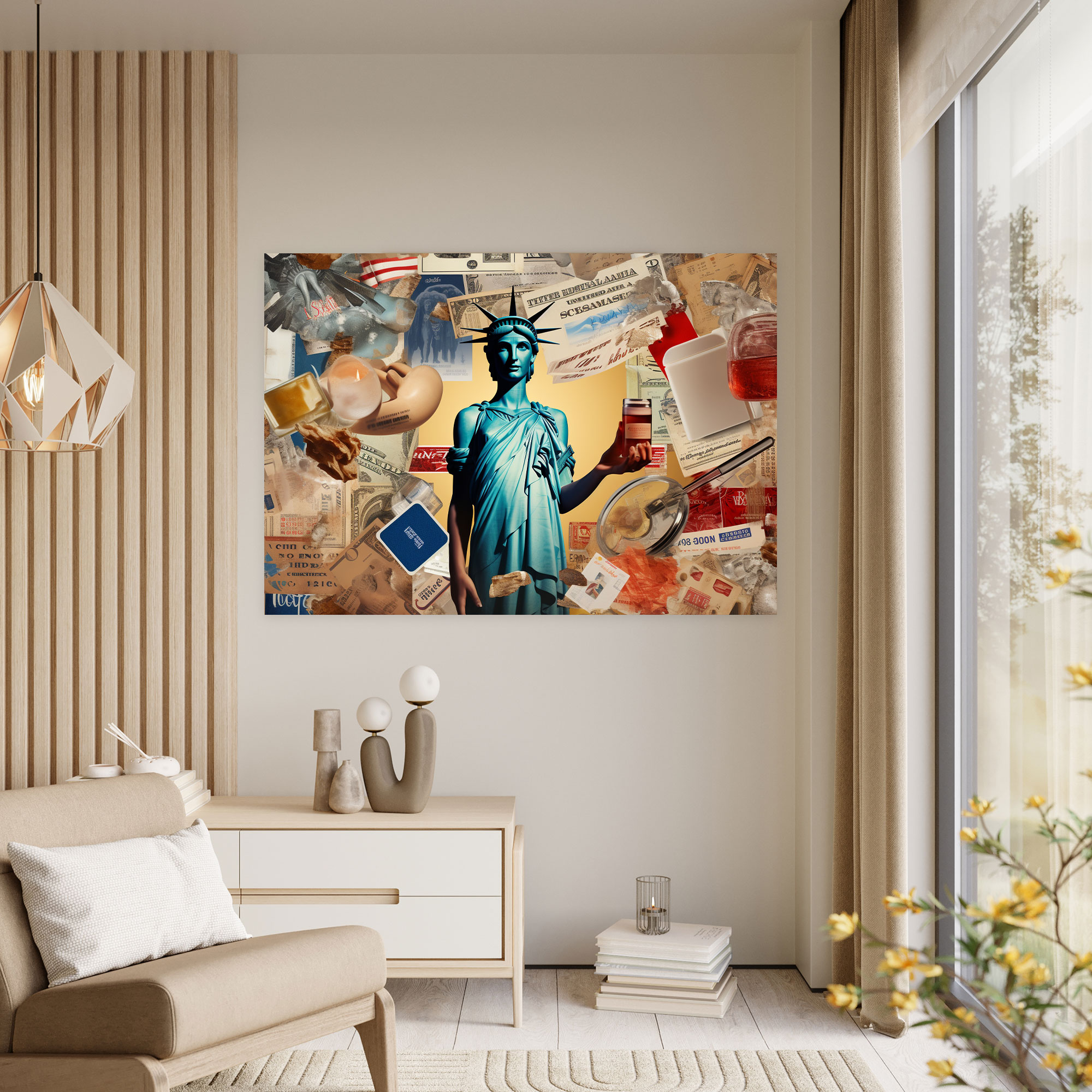 American Express Card Canvas Print - American Express, Wall Decoration, Canvas, Wall Art