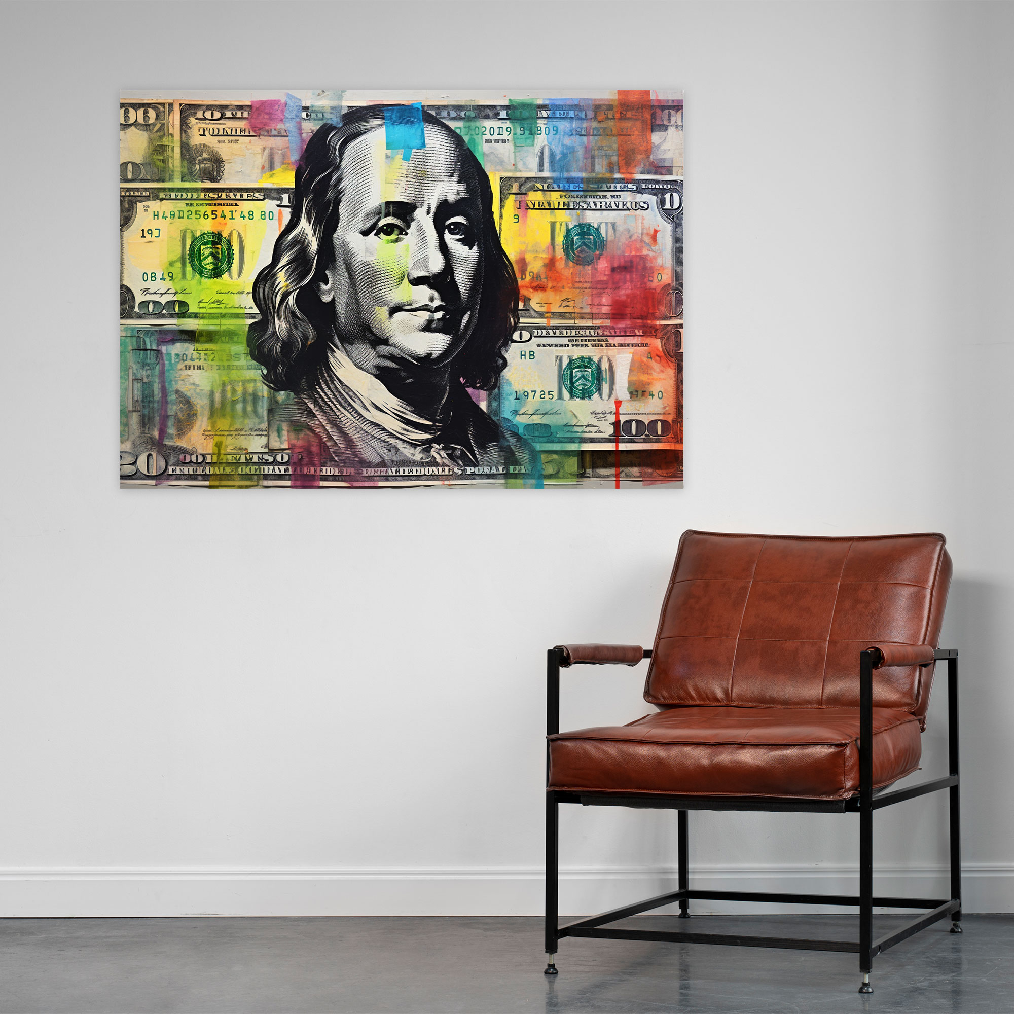 American Dolar Wall Decoration - American Express, Canvas, Bold, Graffiti