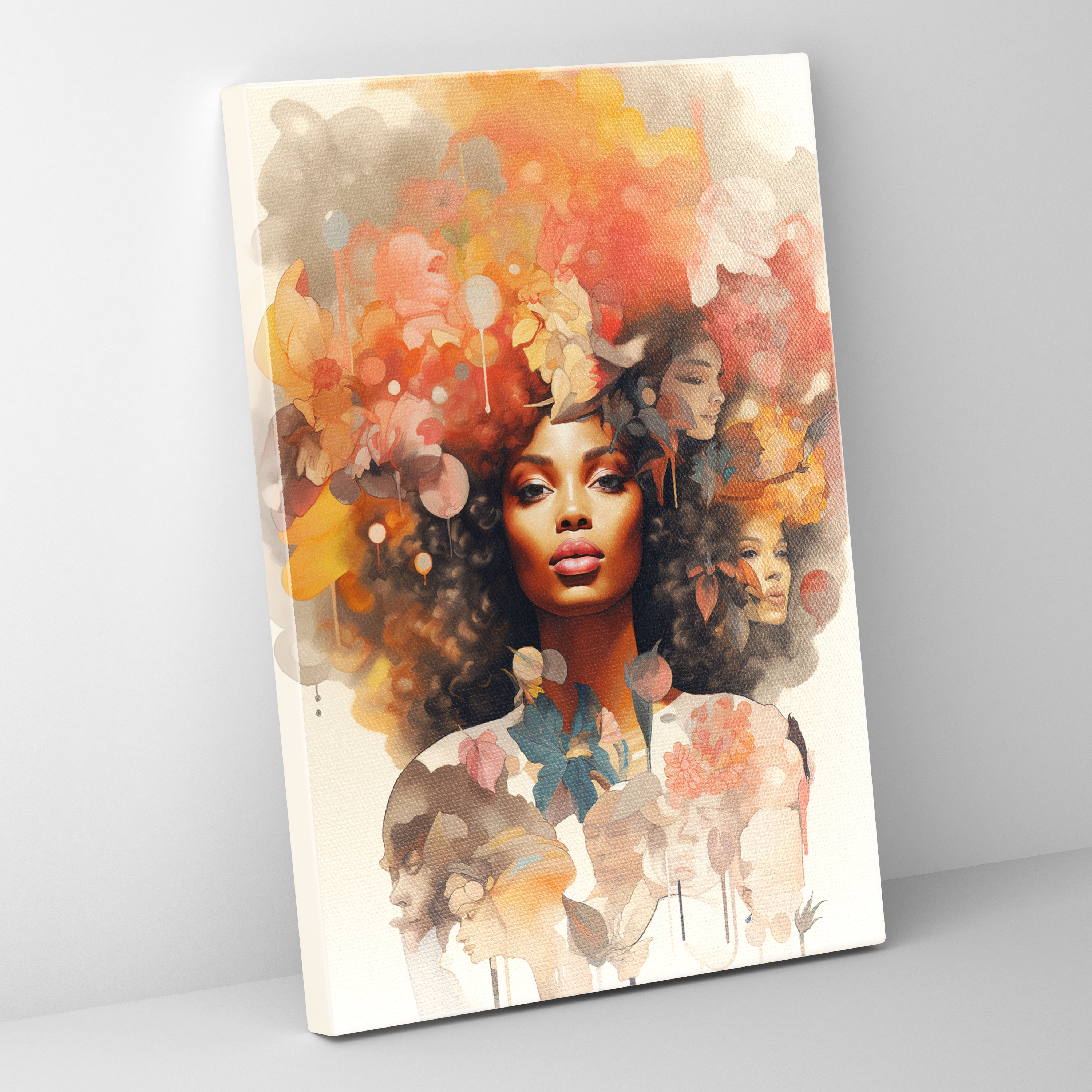 Afro Wall Art - Afro, Home Decoration, Wall Decoration, Unity