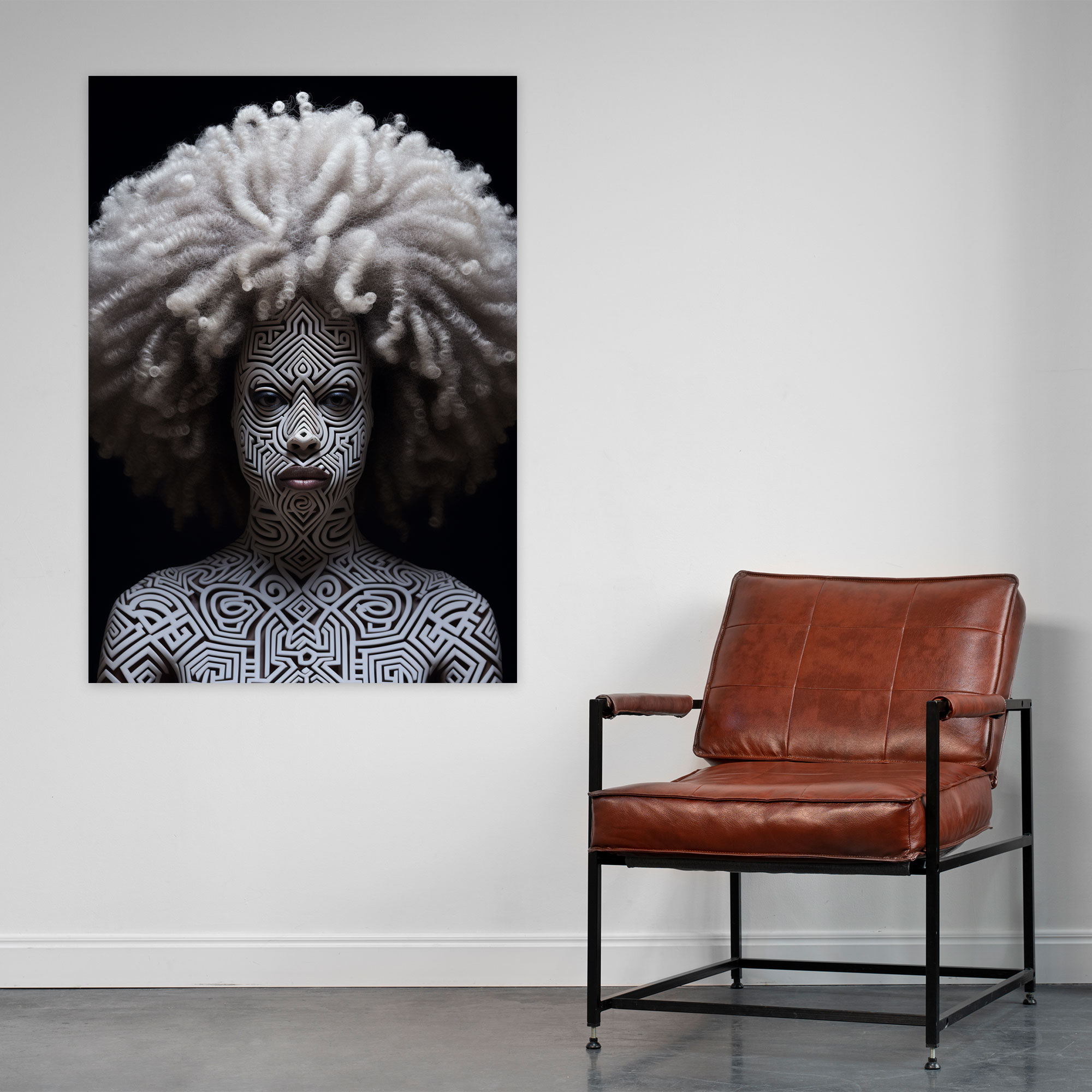 Afro Wall Art - Afro, Afros, Wall Decoration, Home Decoration