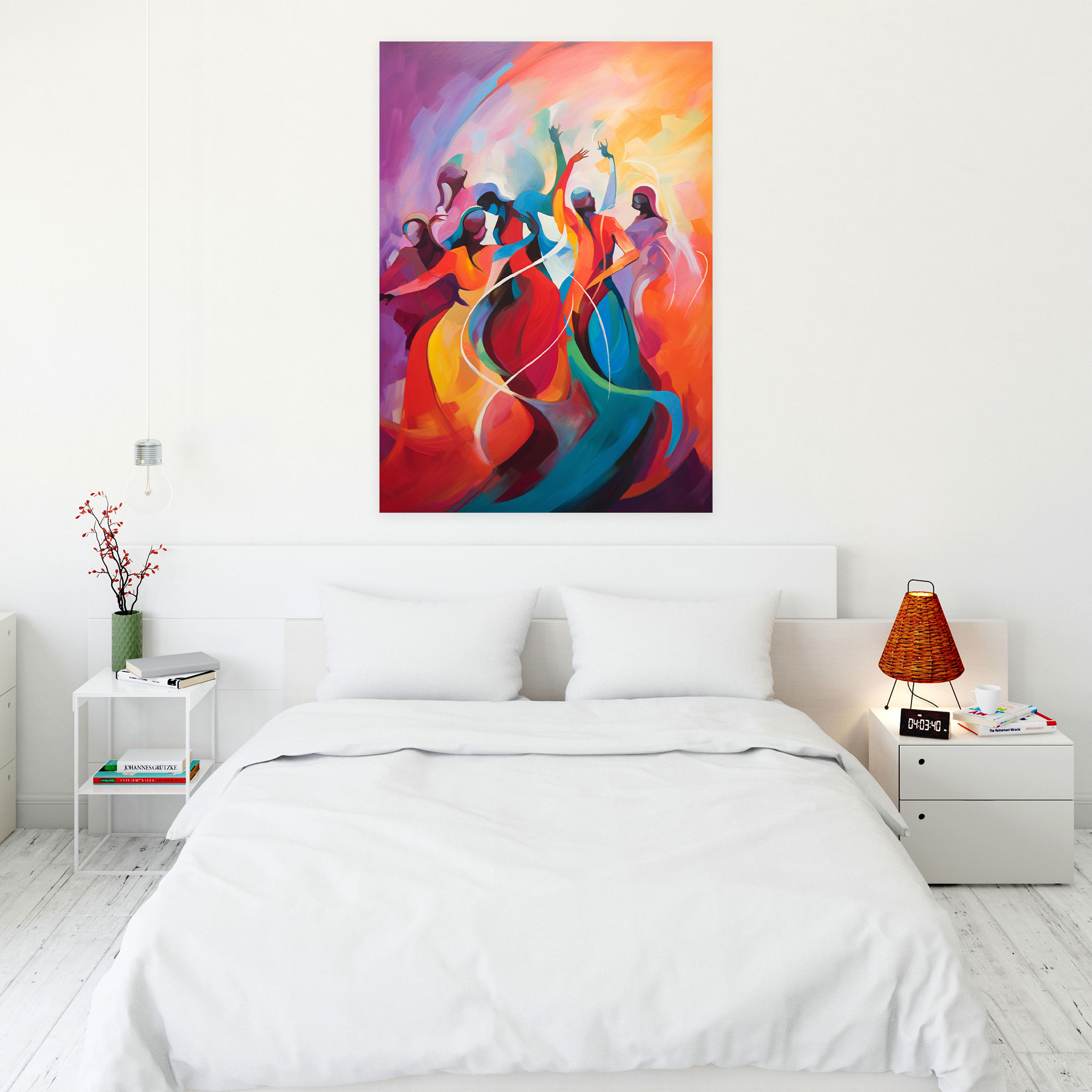 Afro Abstract Canvas Print - Afro, Canvas Print, Abstract, Afro
