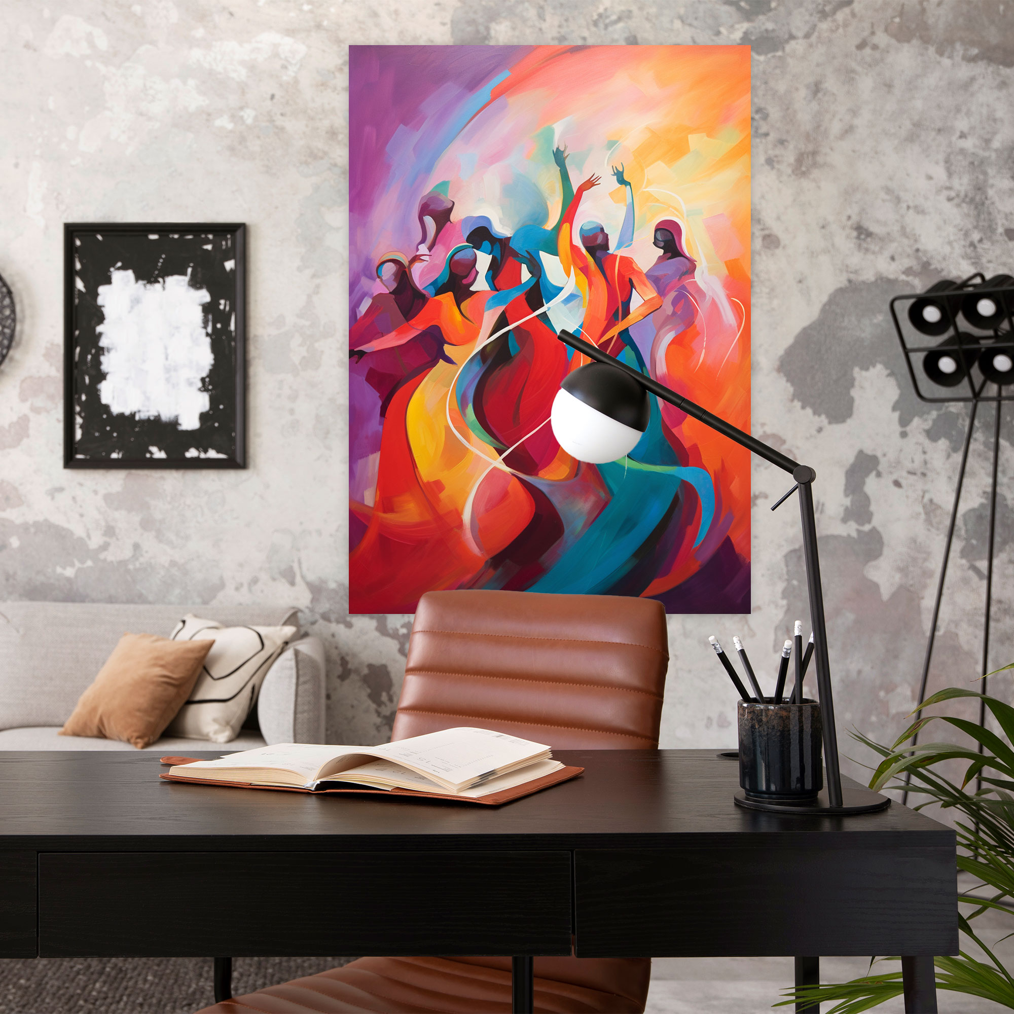 Afro Abstract Canvas Print - Afro, Canvas Print, Abstract, Afro
