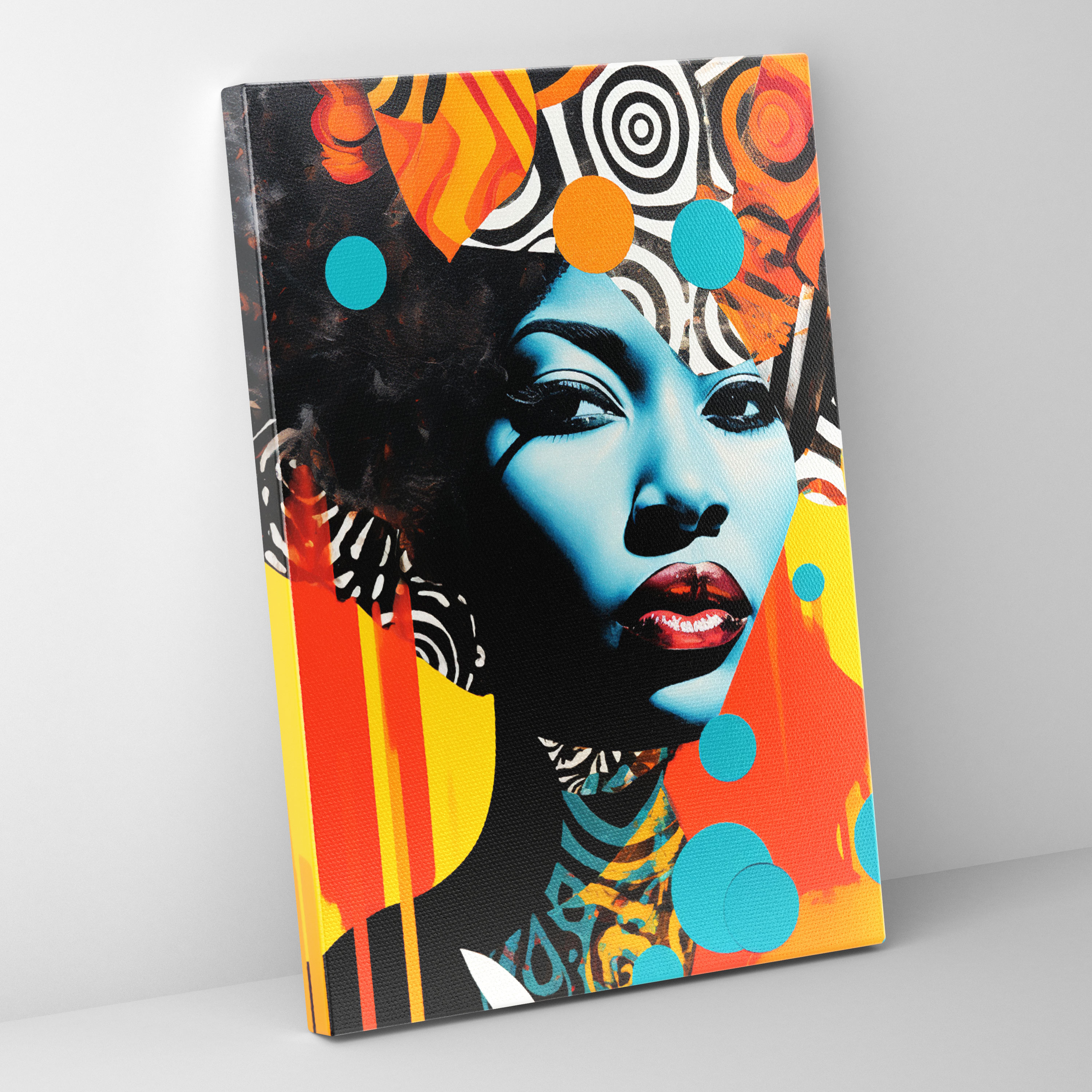 Afro Patterns Wall Decoration - Afro, Home Decoration, Afro, Wall Decoration