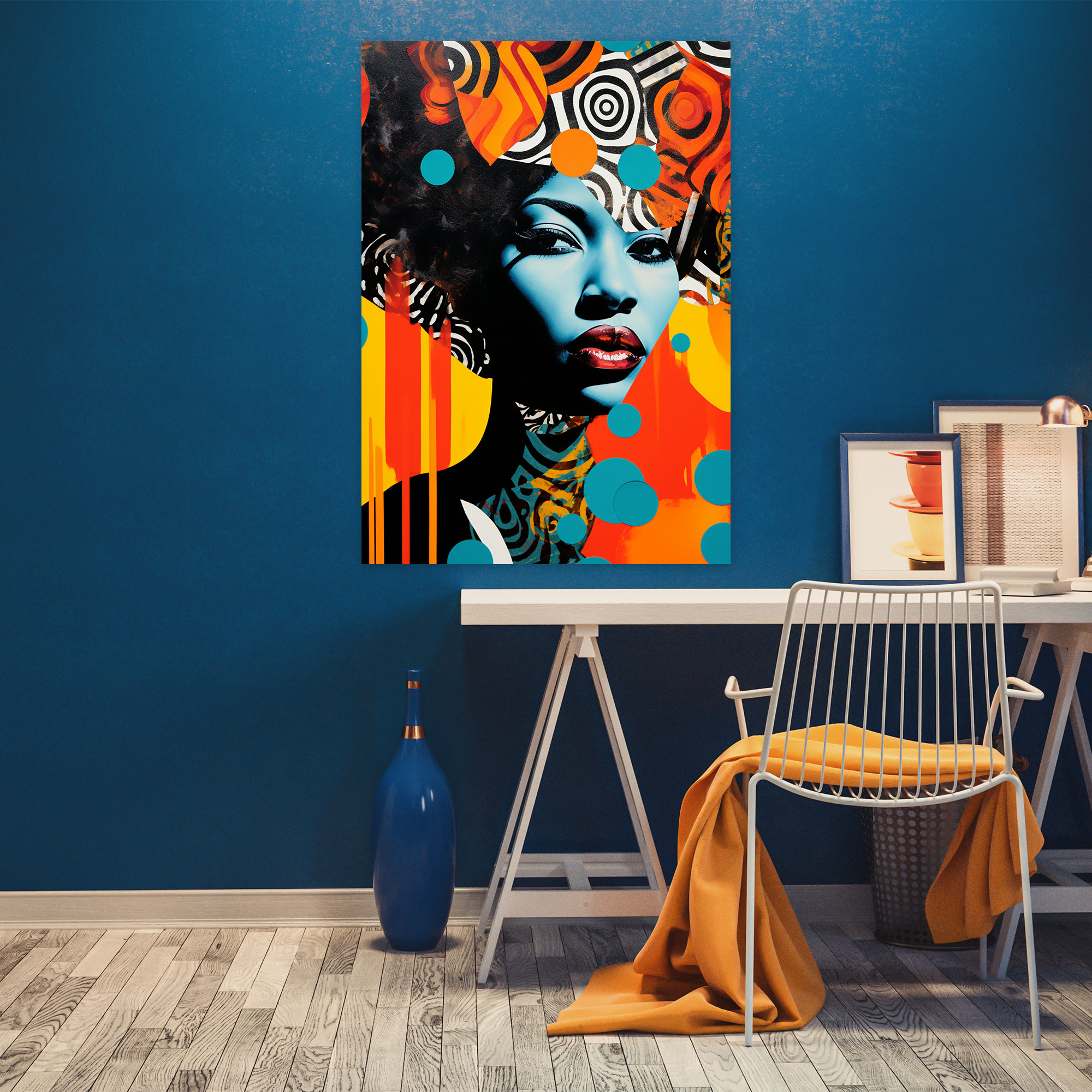 Afro Patterns Wall Decoration - Afro, Home Decoration, Afro, Wall Decoration