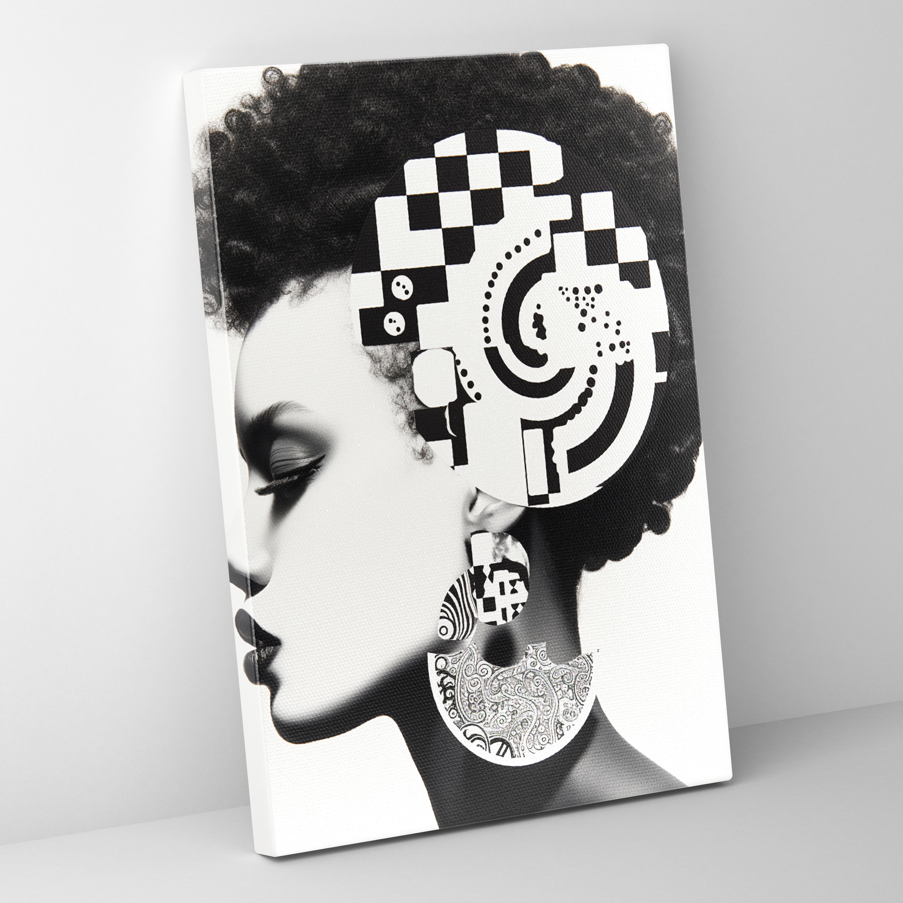 Afro Pride Wall Decoration - Afro, Wall Decoration, Afro-Inspired Symbols, Collage