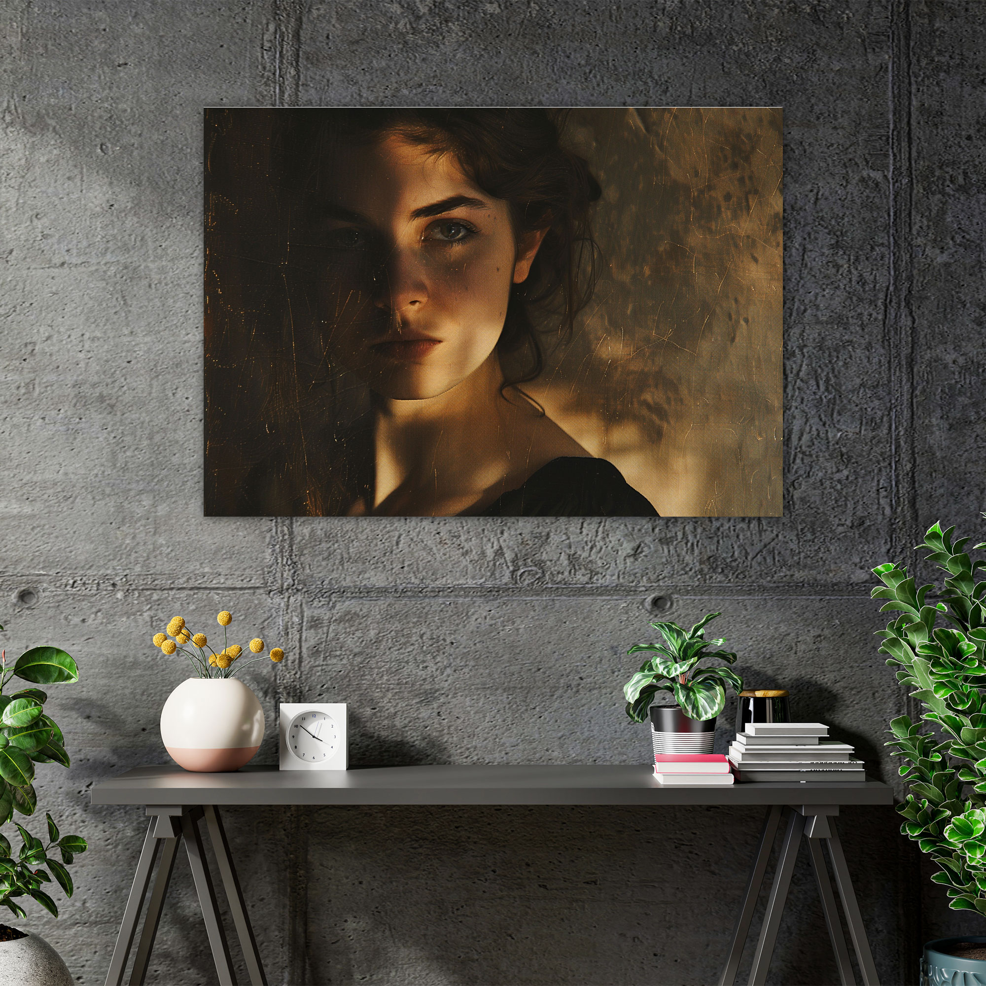 Soft Shadows Canvas Print - Caravaggio Style Wall Art - Caravaggio, Canvas Print, Canvas, Canvas Wall Art
