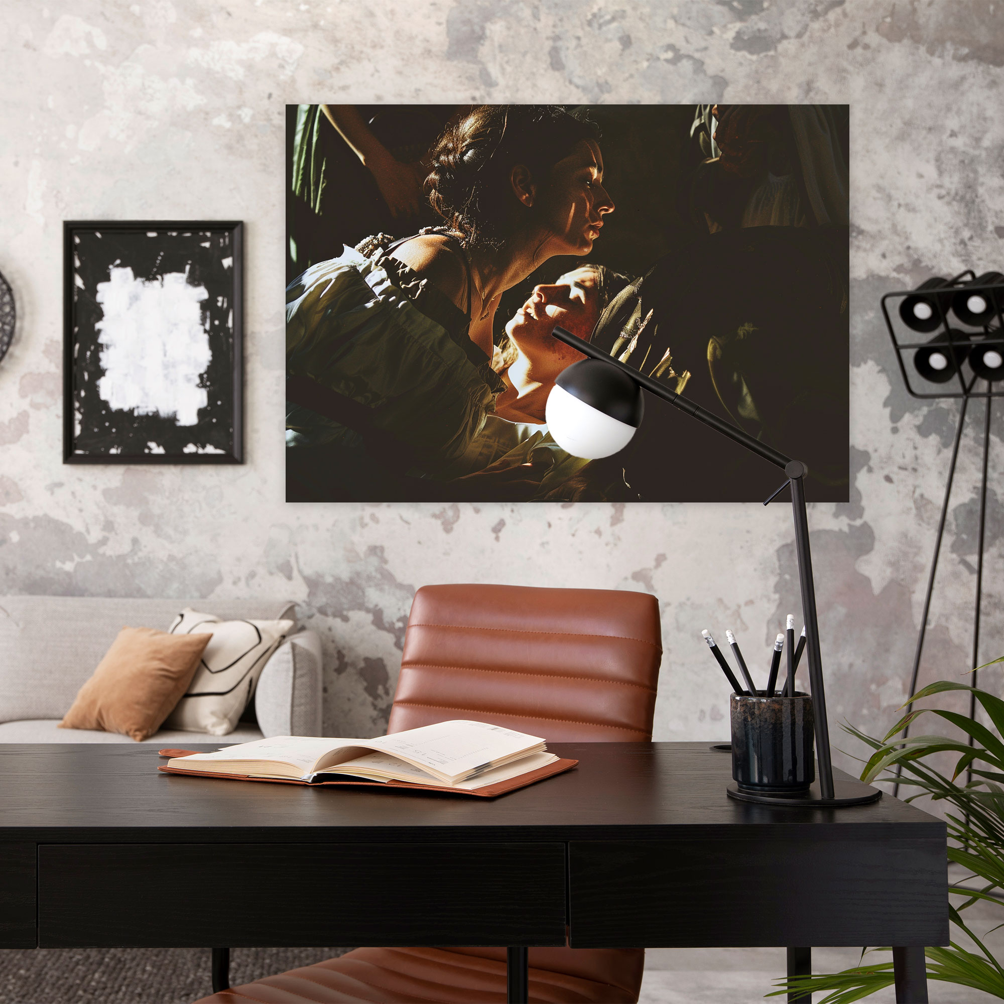 Caravaggio Style Wall Decoration - Dramatic Biblical Scene Canvas Print - Caravaggio, Caravaggio Style, Wall Decoration, Canvas Print