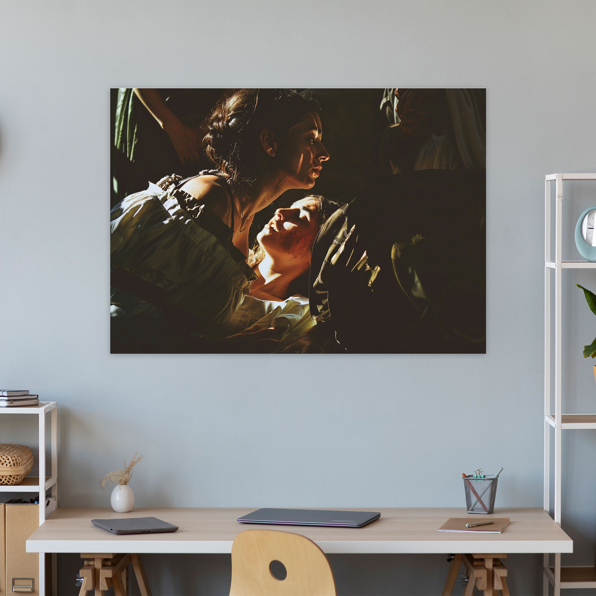 Caravaggio Style Wall Decoration - Dramatic Biblical Scene Canvas Print - Caravaggio, Caravaggio Style, Wall Decoration, Canvas Print