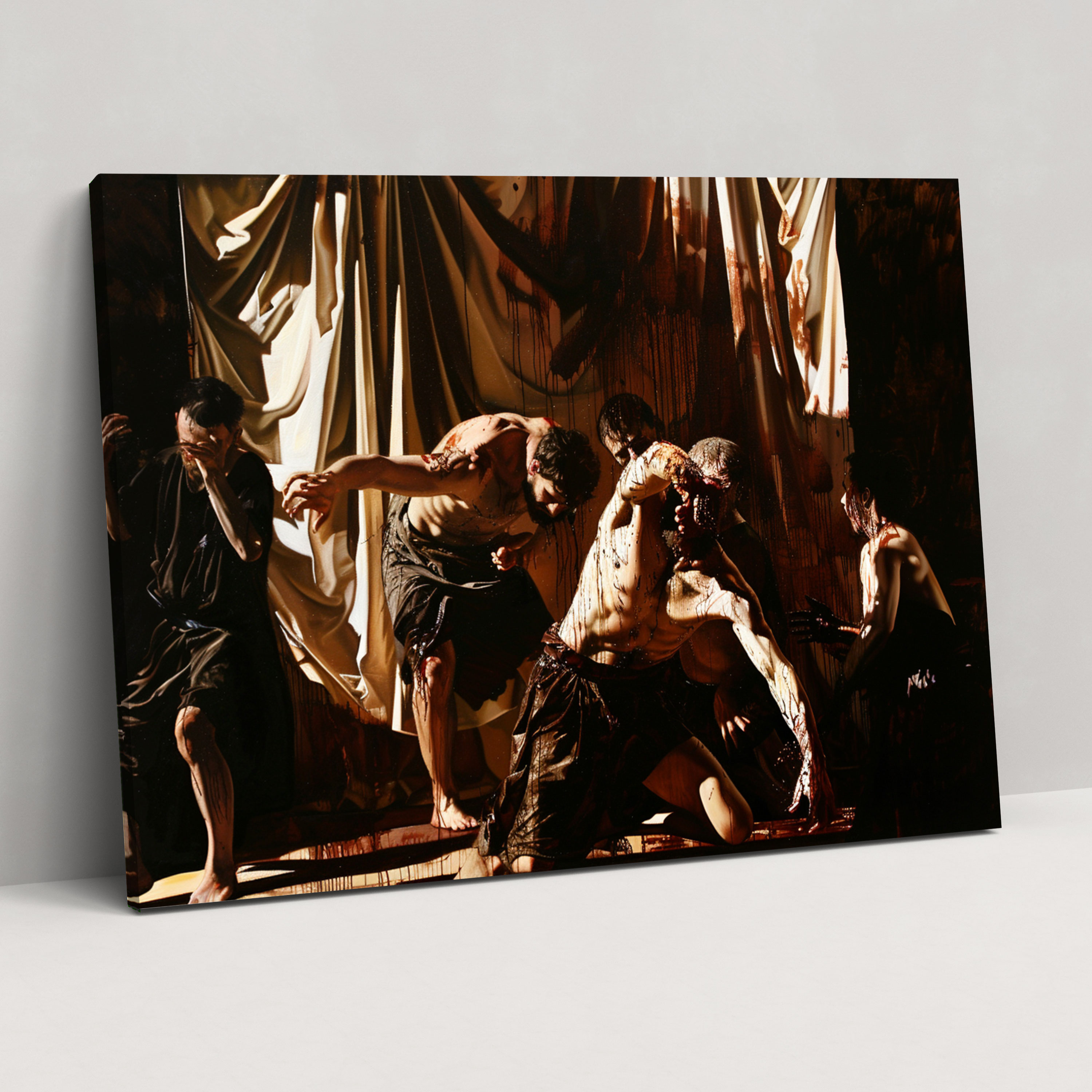 Caravaggio Style Canvas Print - Caravaggio, Home Decoration, Wall Art, Caravaggio Style