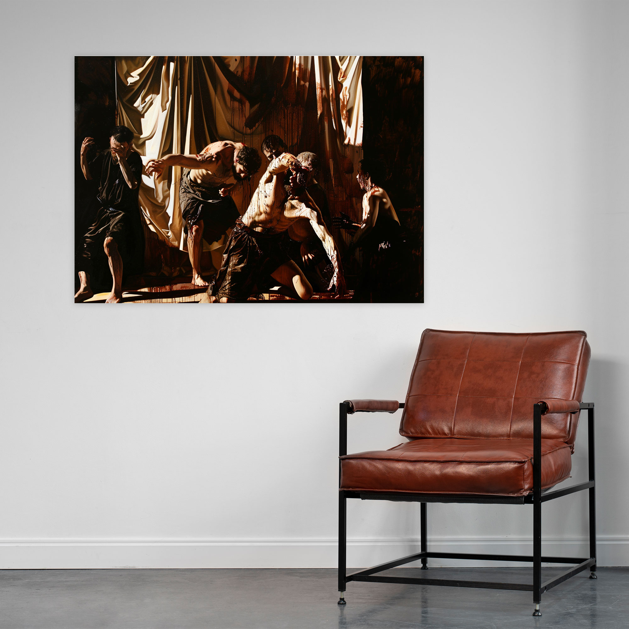 Caravaggio Style Canvas Print - Caravaggio, Home Decoration, Wall Art, Caravaggio Style