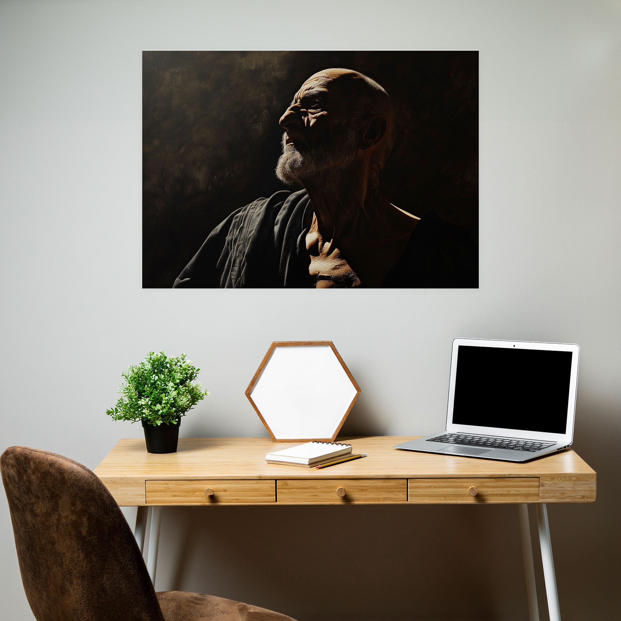Caravaggio Tarzı Duvar Dekorasyonu - Kanvas Tablo Caravaggio