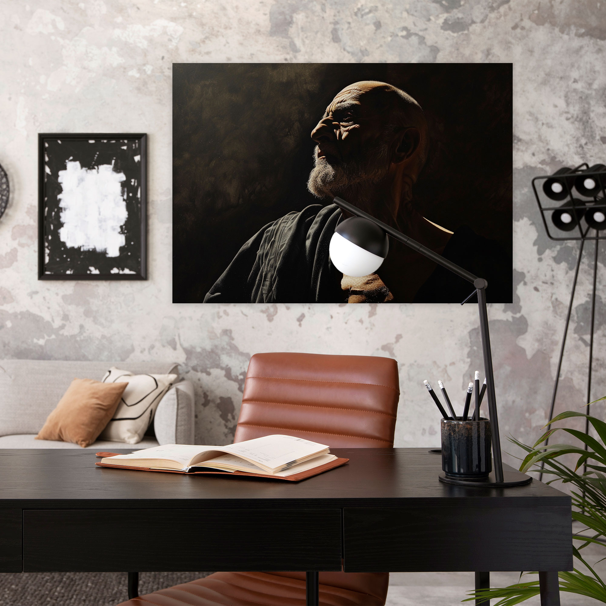 Caravaggio Tarzı Duvar Dekorasyonu - Kanvas Tablo Caravaggio