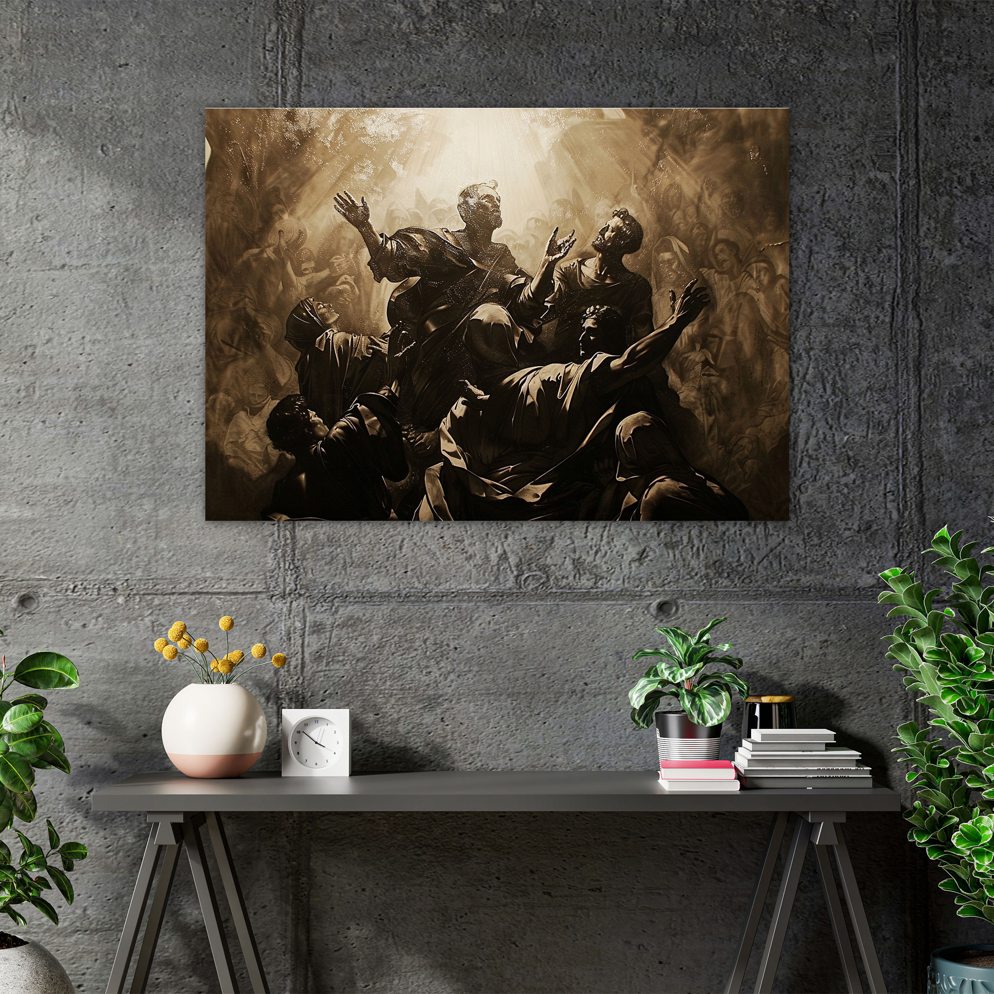 Caravaggio Tarzı Duvar Dekorasyonu - Kanvas Tablo Duvar Sanatı Caravaggio Tarzı