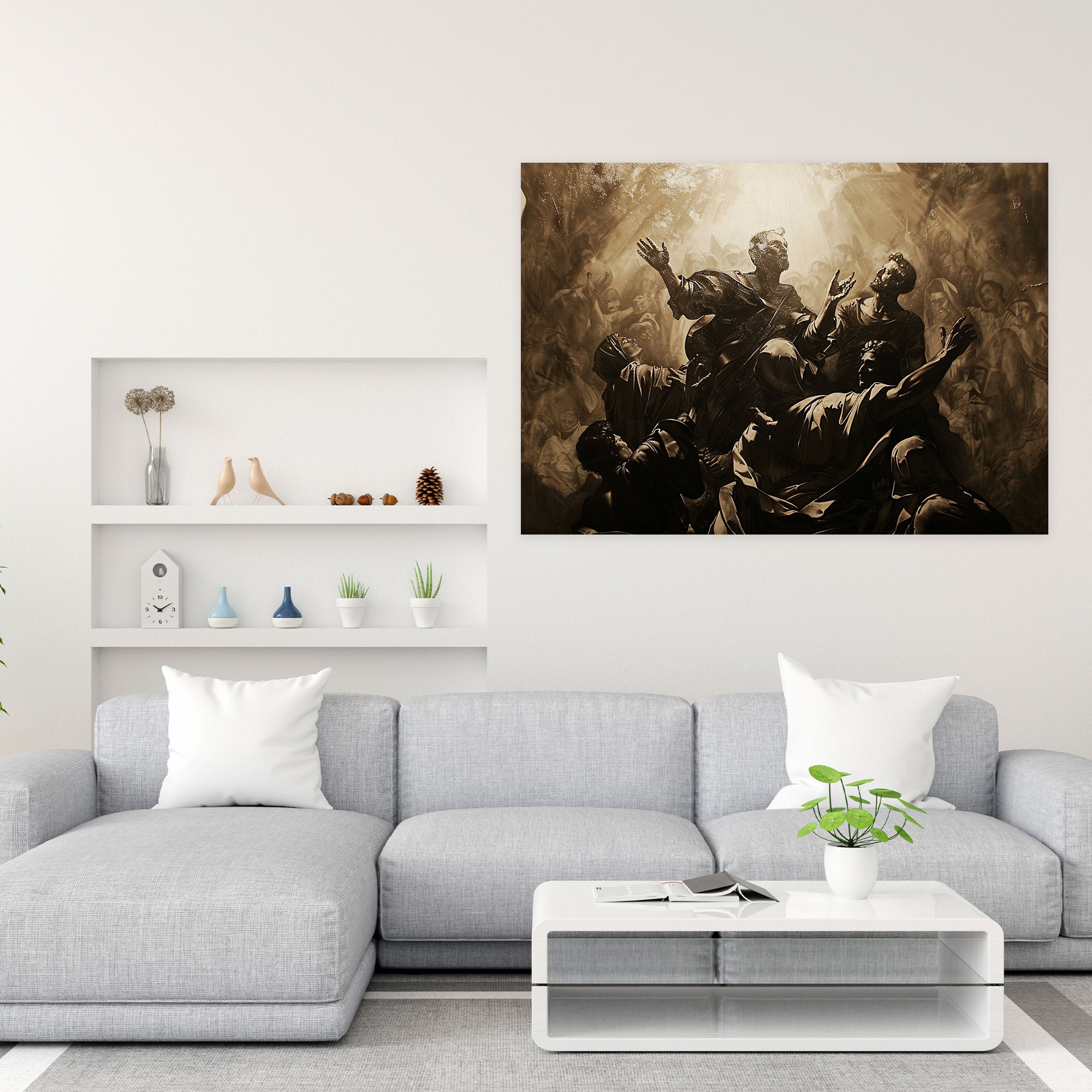 Caravaggio Tarzı Duvar Dekorasyonu - Kanvas Tablo Duvar Sanatı Caravaggio Tarzı