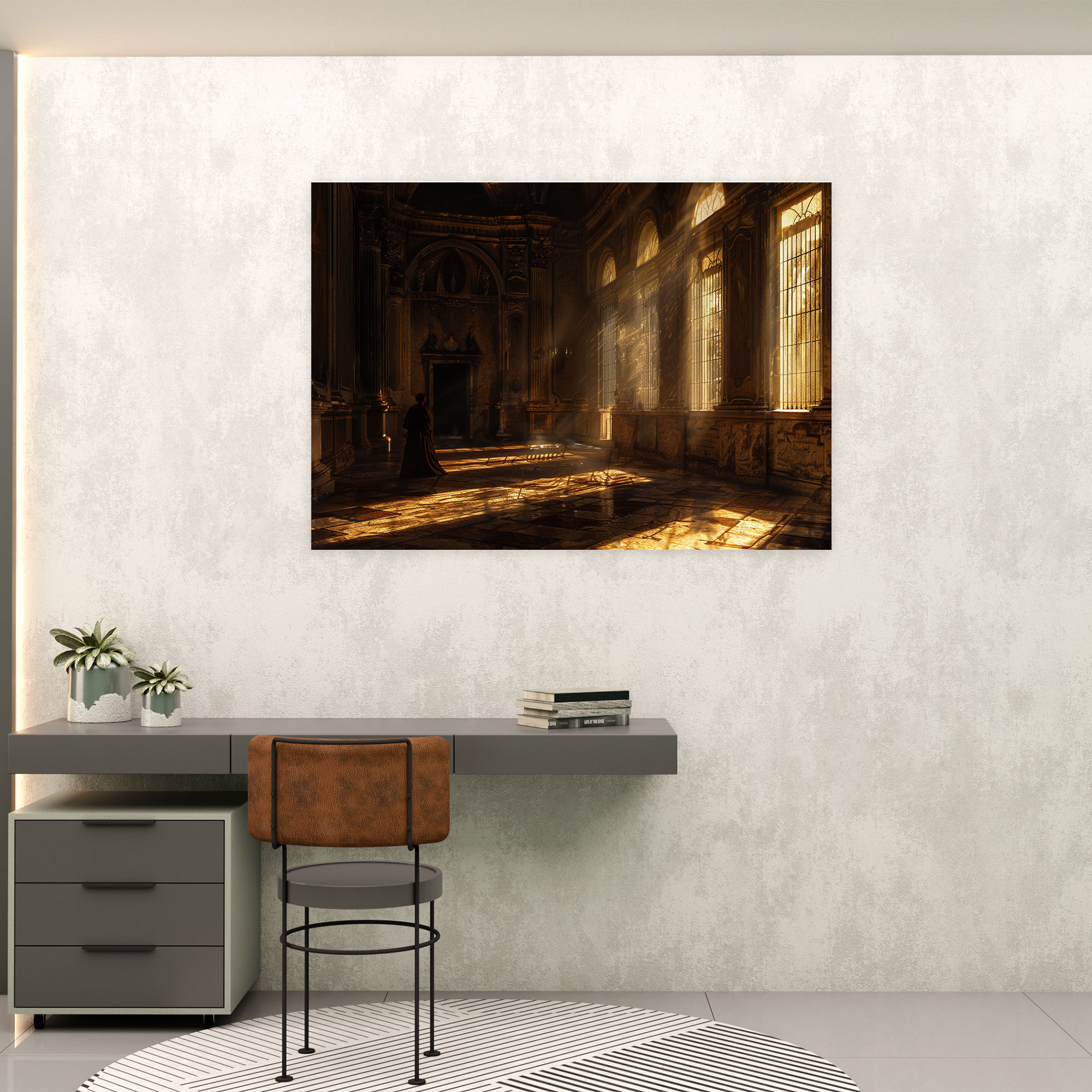 Caravaggio Tarzı Duvar Sanatı - Kanvas Tablo Ev Dekorasyonu