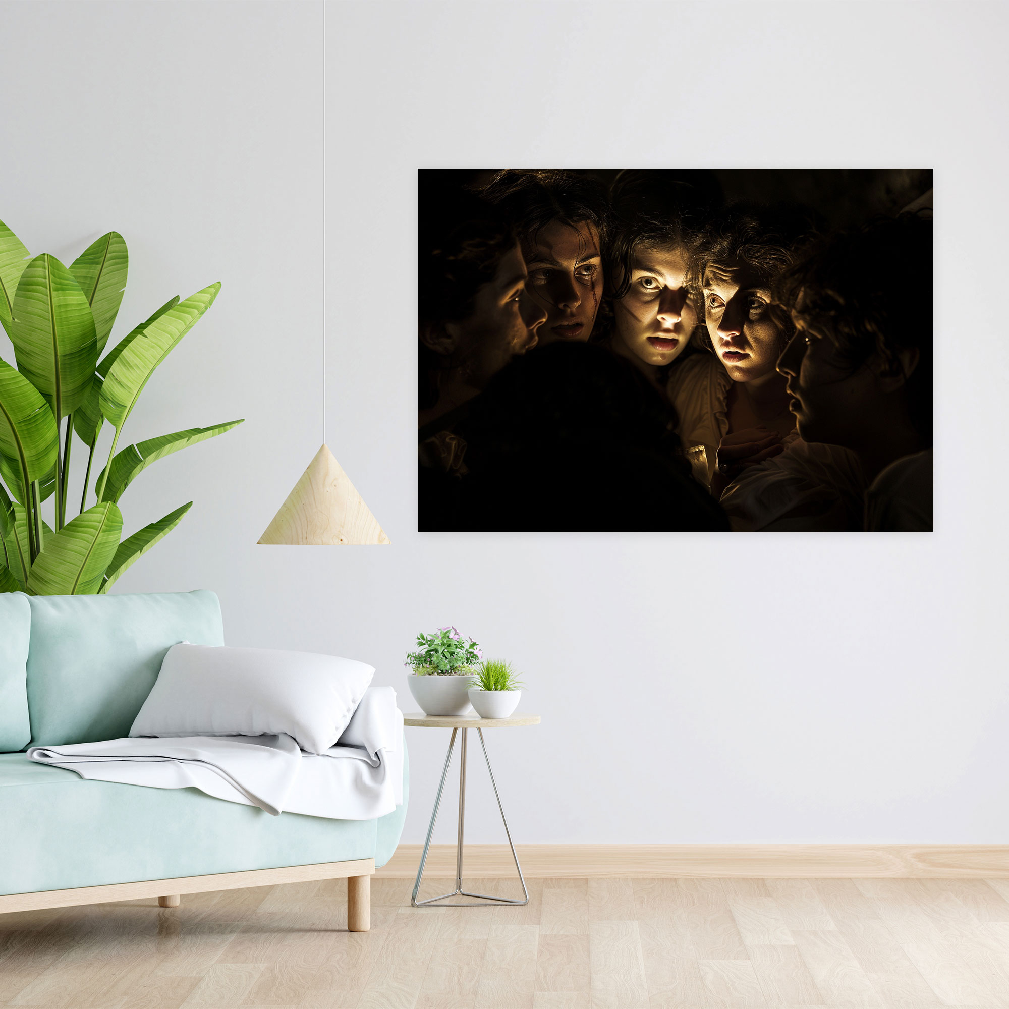 Caravaggio Tarzı Kanvas Tablo - Duvar Dekorasyonu Kanvas Duvar Sanatı