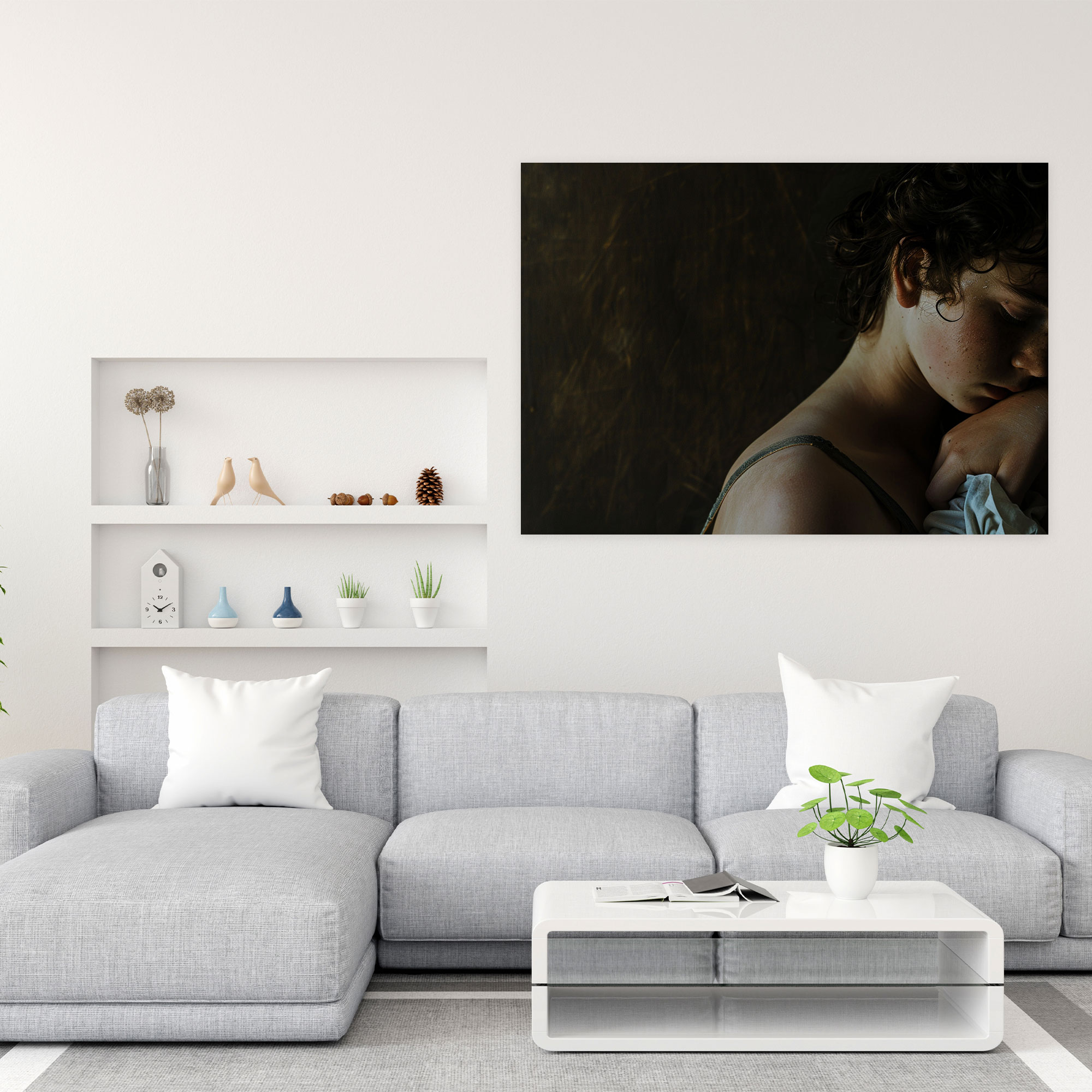 Caravaggio Tarzı Duvar Dekorasyonu - Kanvas Kanvas Duvar Sanatı