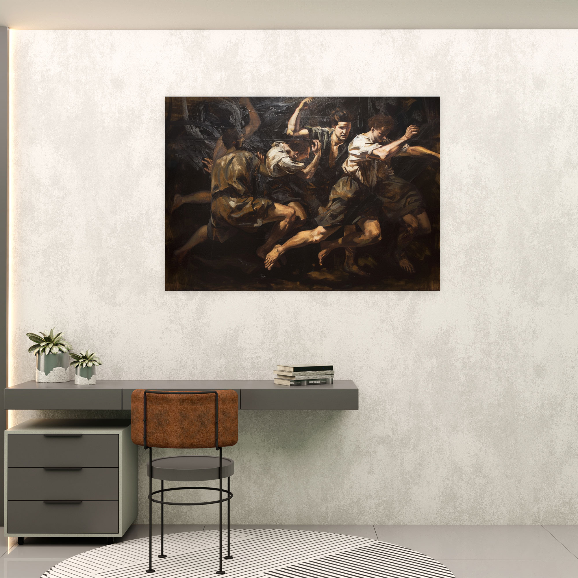 Caravaggio Style Canvas Print - Caravaggio, Canvas Print, Wall Decoration, Canvas