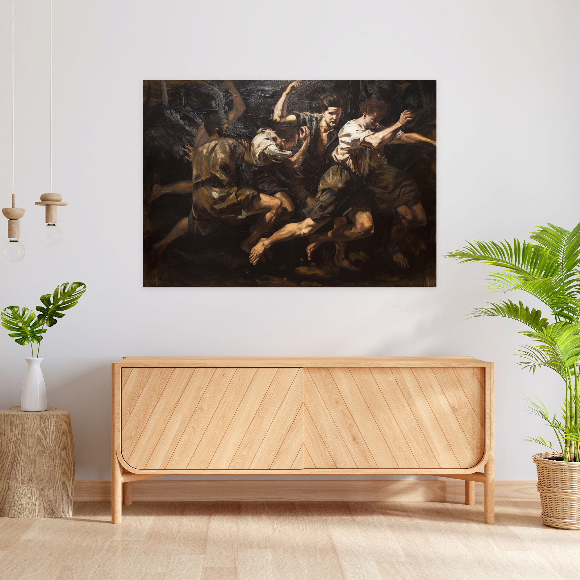 Caravaggio Style Canvas Print - Caravaggio, Canvas Print, Wall Decoration, Canvas