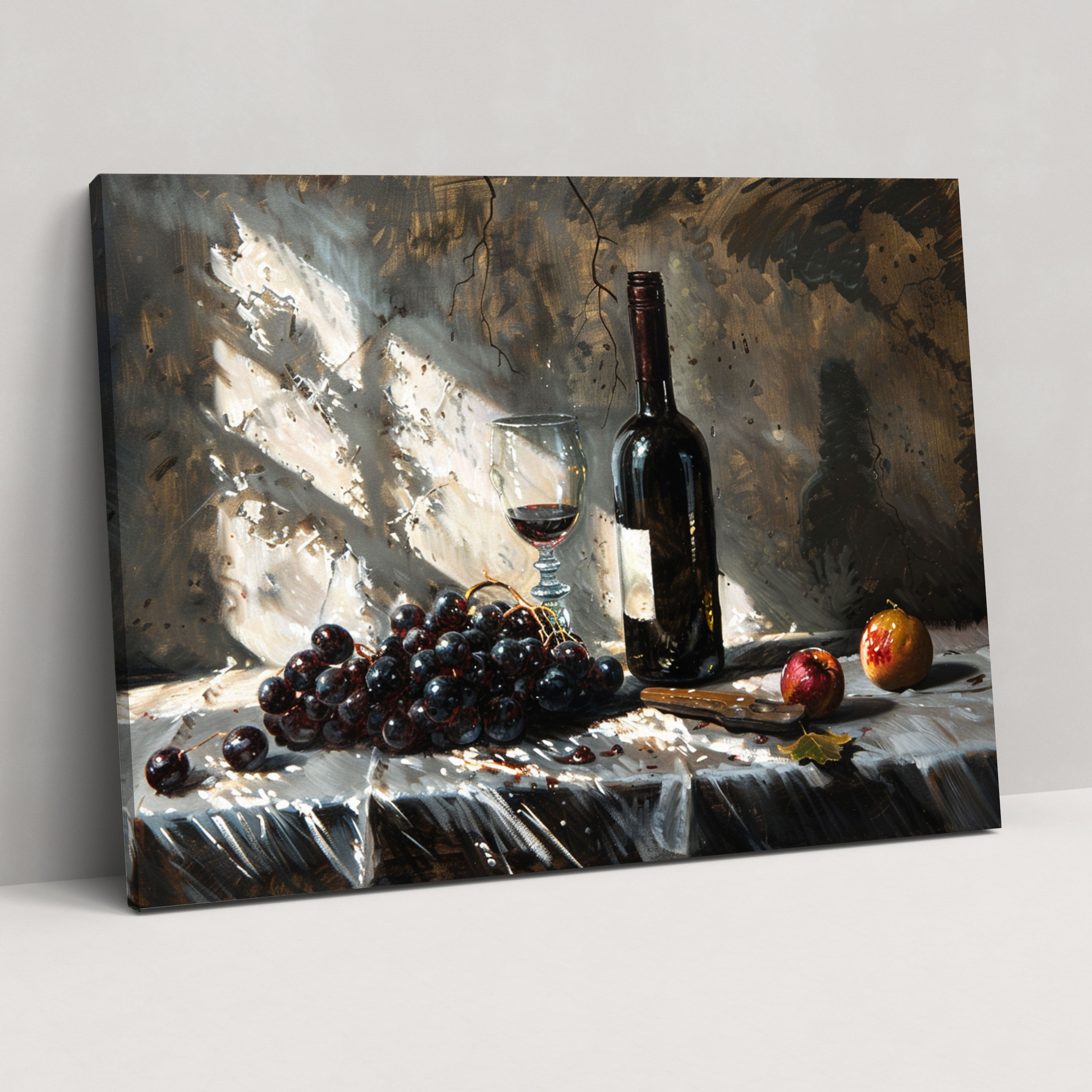 Caravaggio Style Canvas Print - Caravaggio, Canvas Wall Art, Wall Decoration, Canvas Print